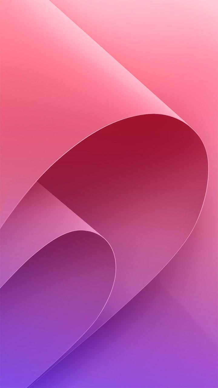 Folding Papers Sheets Pink And Purple Vivo Stock Default Origin OS Funtouch OS Google Android