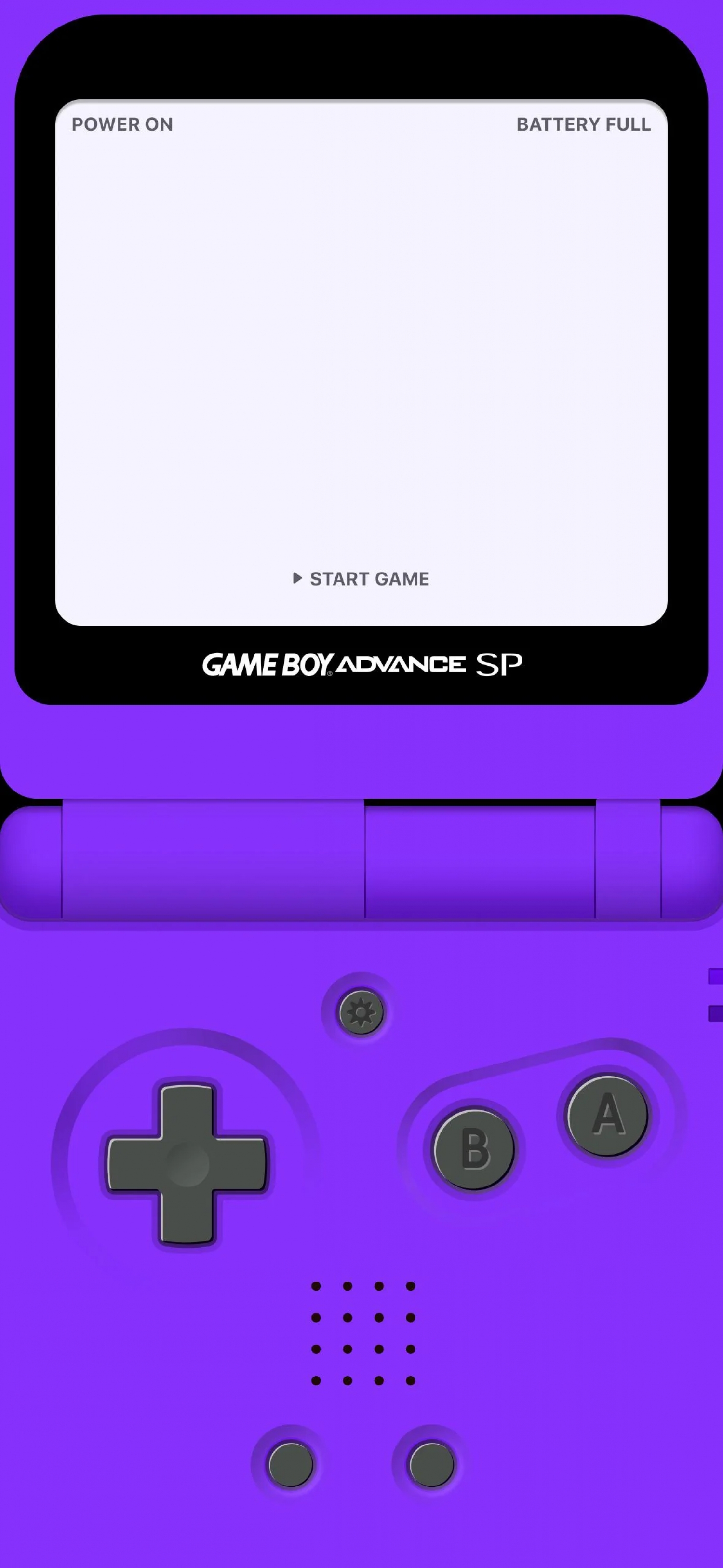 Gameboy Advance SP Purple wallpaper for Apple iPhone, Apple Watch, Mac, iPad and Apple Watch