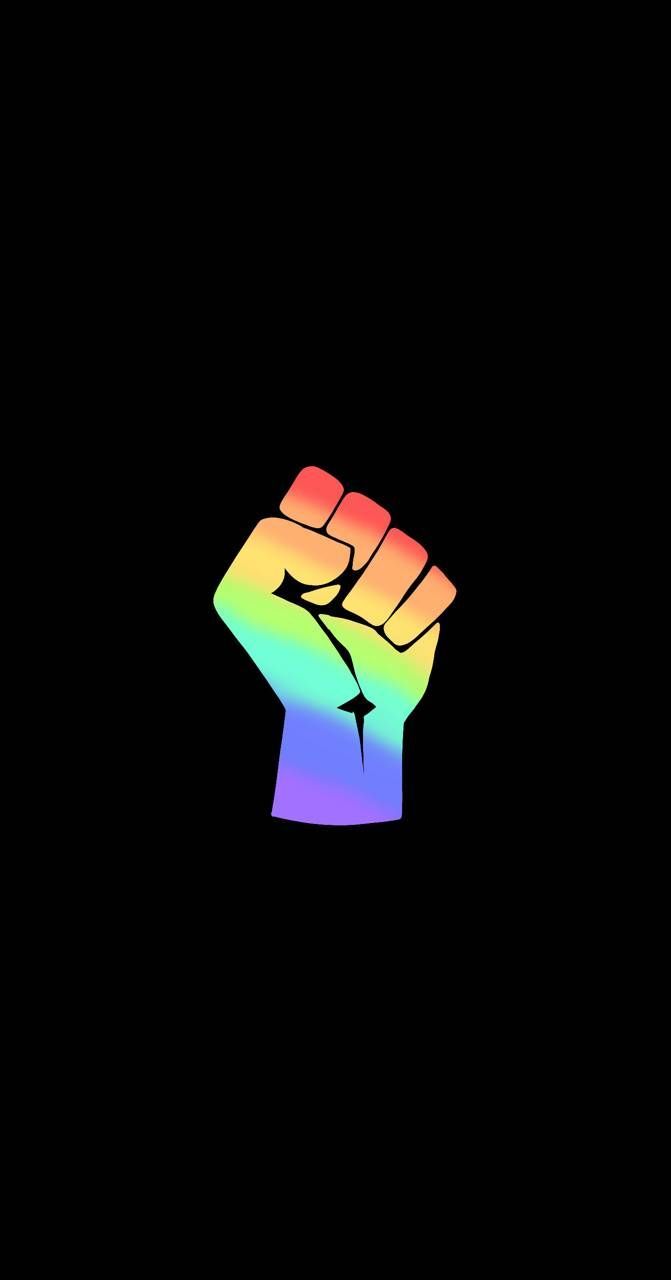 Gay Pride HD Wallpaper Free LGBTQIA LGBT Fist Rainbow wallpaper for Apple iPhone, Apple Watch, Mac, iPad and Apple Watch