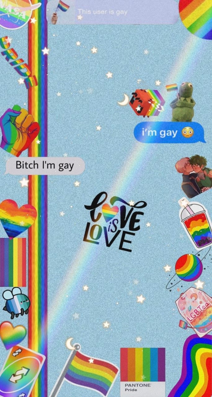 Gay Pride HD Wallpaper Free LGBTQIA LGBT Love Is Love Funny Wall wallpaper for Apple iPhone, Apple Watch, Mac, iPad and Apple Watch