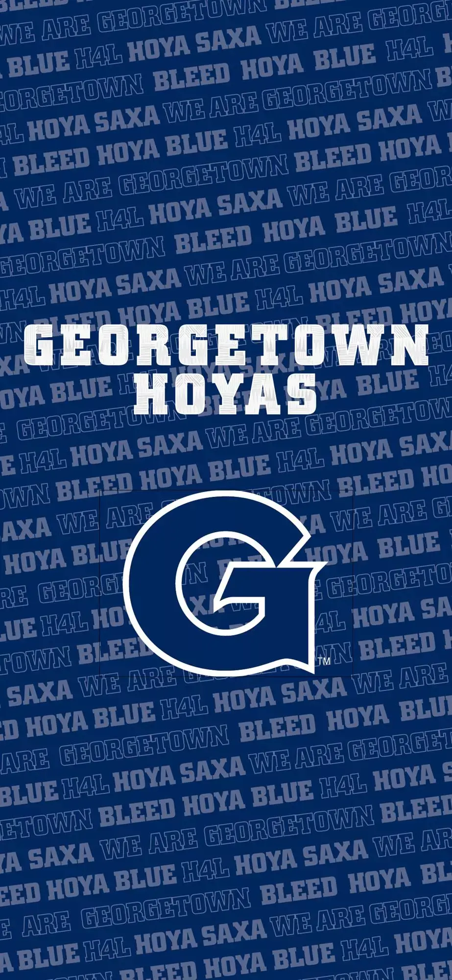 Georgetown University Hoyas Official Blue wallpaper for Apple iPhone, Apple Watch, Mac, iPad and Apple Watch