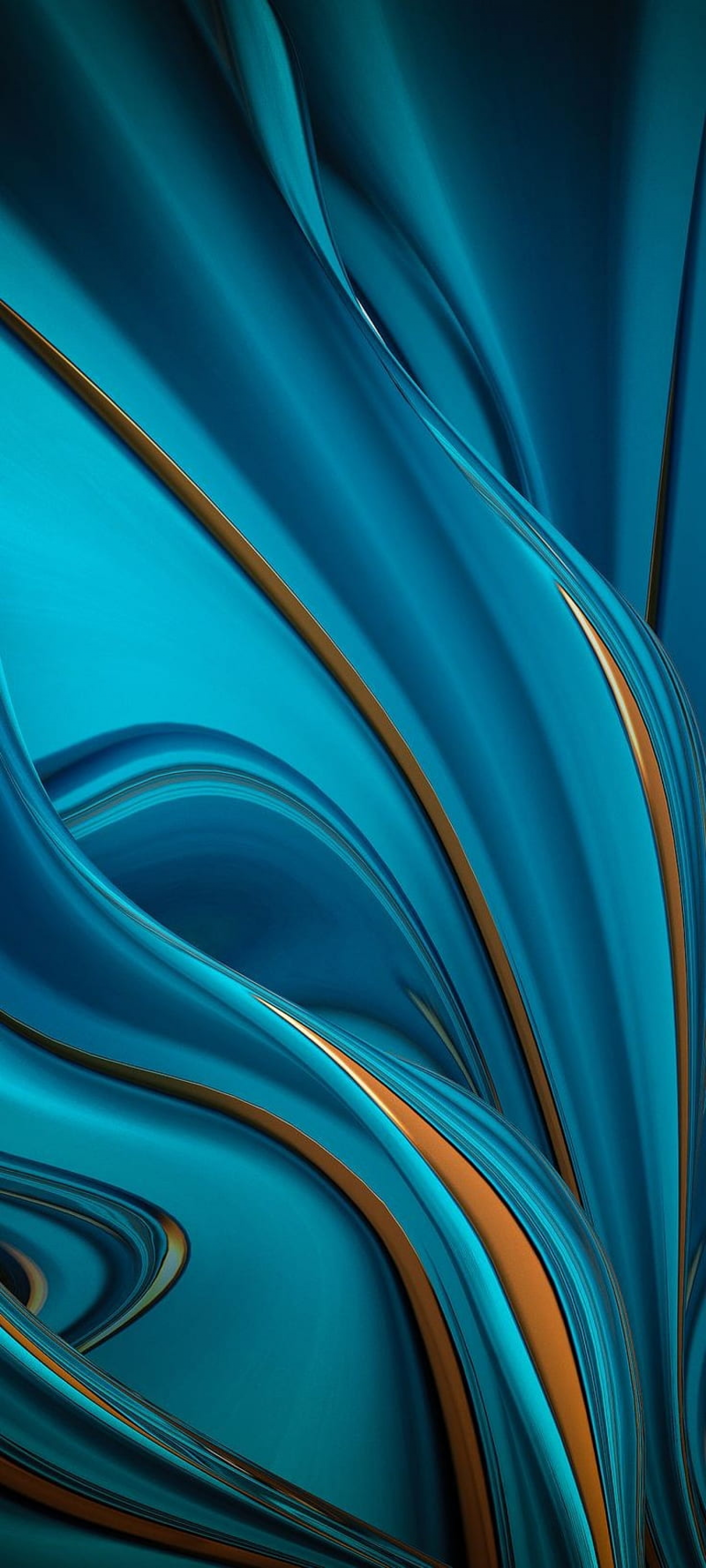 Gold And Blue Liquid Abstract wallpaper for Apple iPhone, Apple Watch, Mac, iPad and Apple Watch