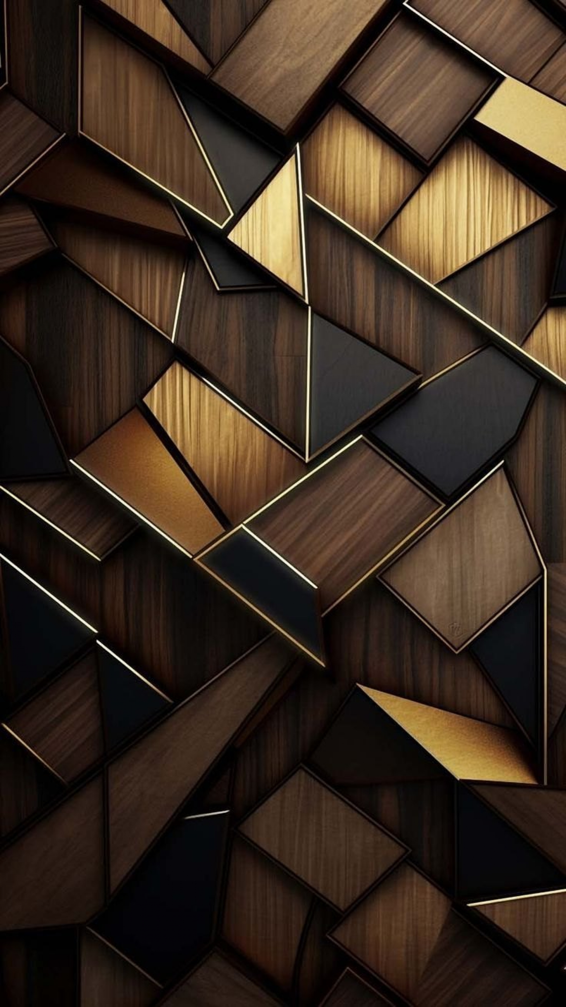 Gold And Wood Luxury