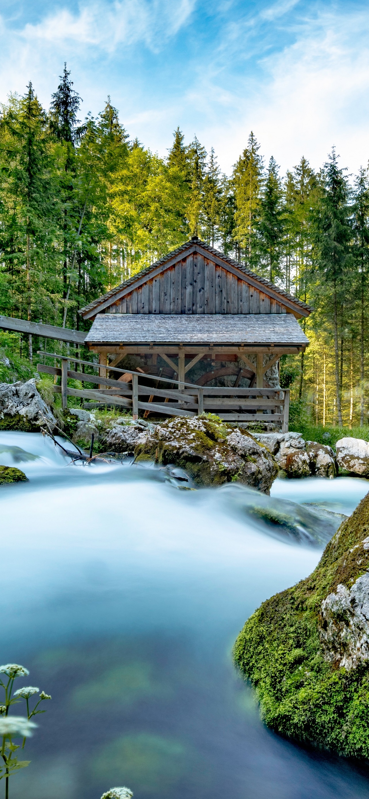 Gollinger Mill Austria Flowing Water Gollinger Wasserfall wallpaper for Apple iPhone, Apple Watch, Mac, iPad and Apple Watch