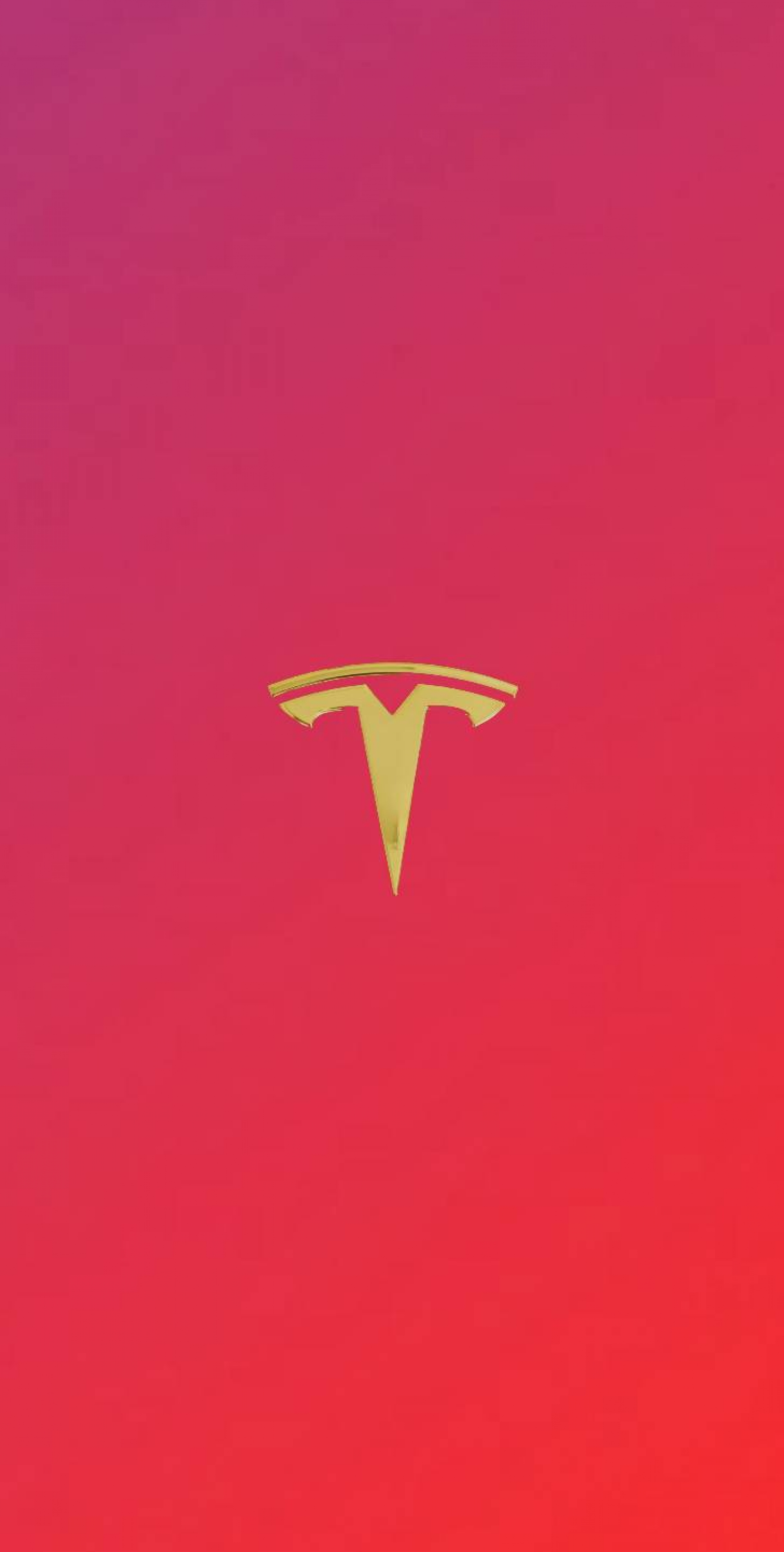 Gradient Gold Tesla Motors Logo wallpaper for Apple iPhone, Apple Watch, Mac, iPad and Apple Watch