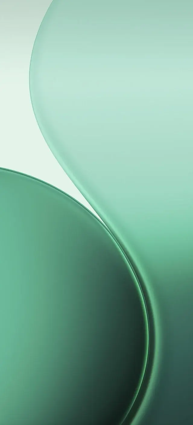 Green Theme Liquid Gradient Simple Best Wallpapers For Apple iPhone 16