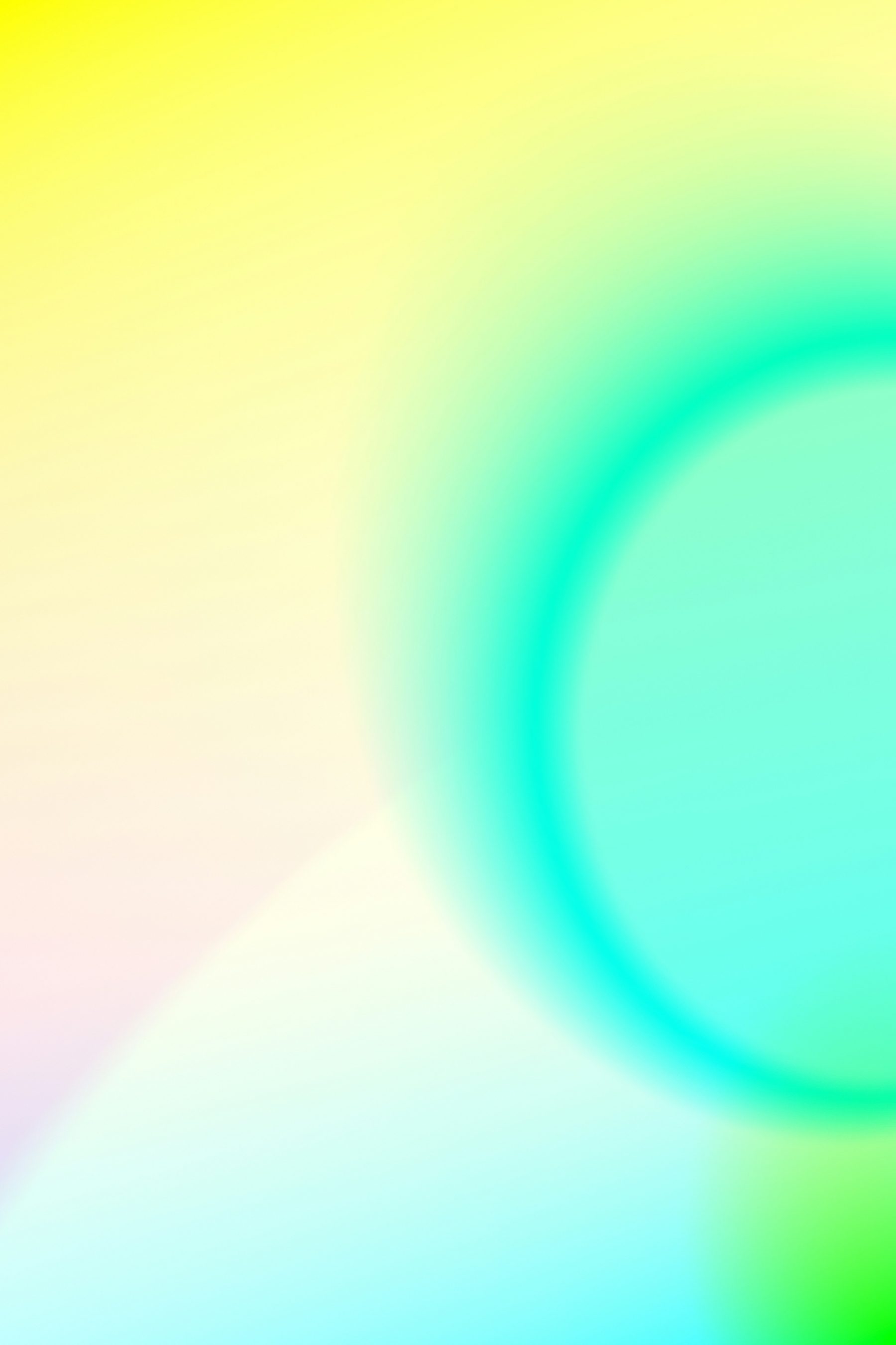 Green Yellow Circles Soft iOS Gradient