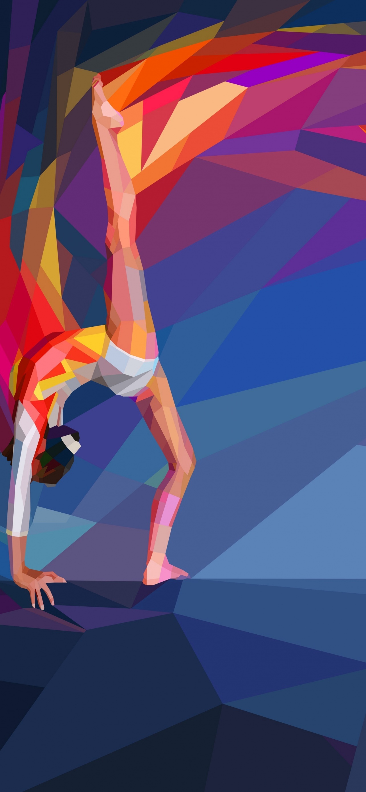 Gymnast Artworks Digital wallpaper for Apple iPhone, Apple Watch, Mac, iPad and Apple Watch