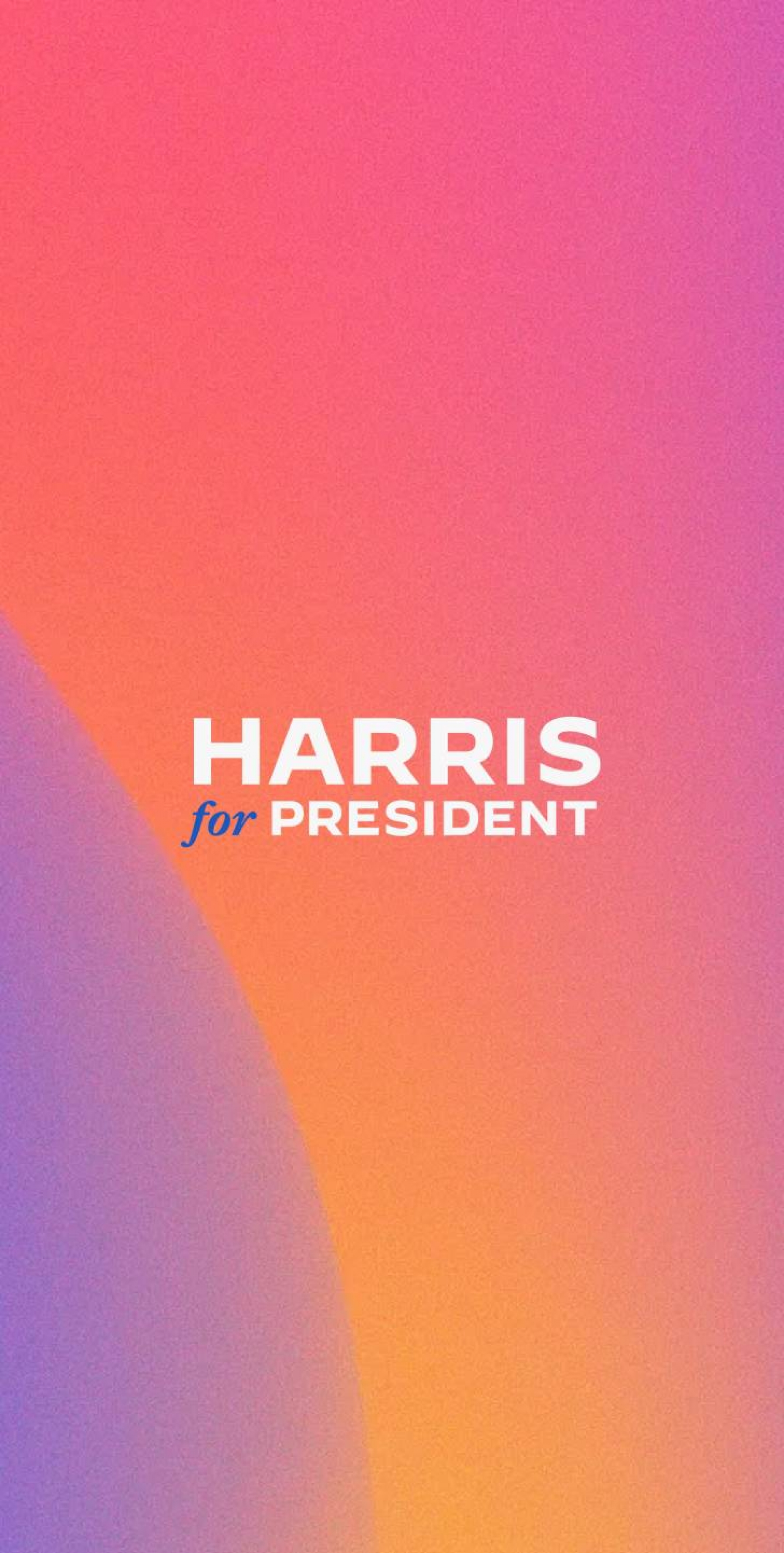 Harris For President 2024 Gradient Official wallpaper for Apple iPhone, Apple Watch, Mac, iPad and Apple Watch