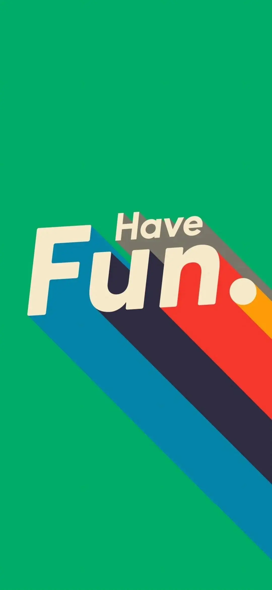 Have Fun Cute Creative Text Quote Green Best Wallpapers For Apple iPhone 16