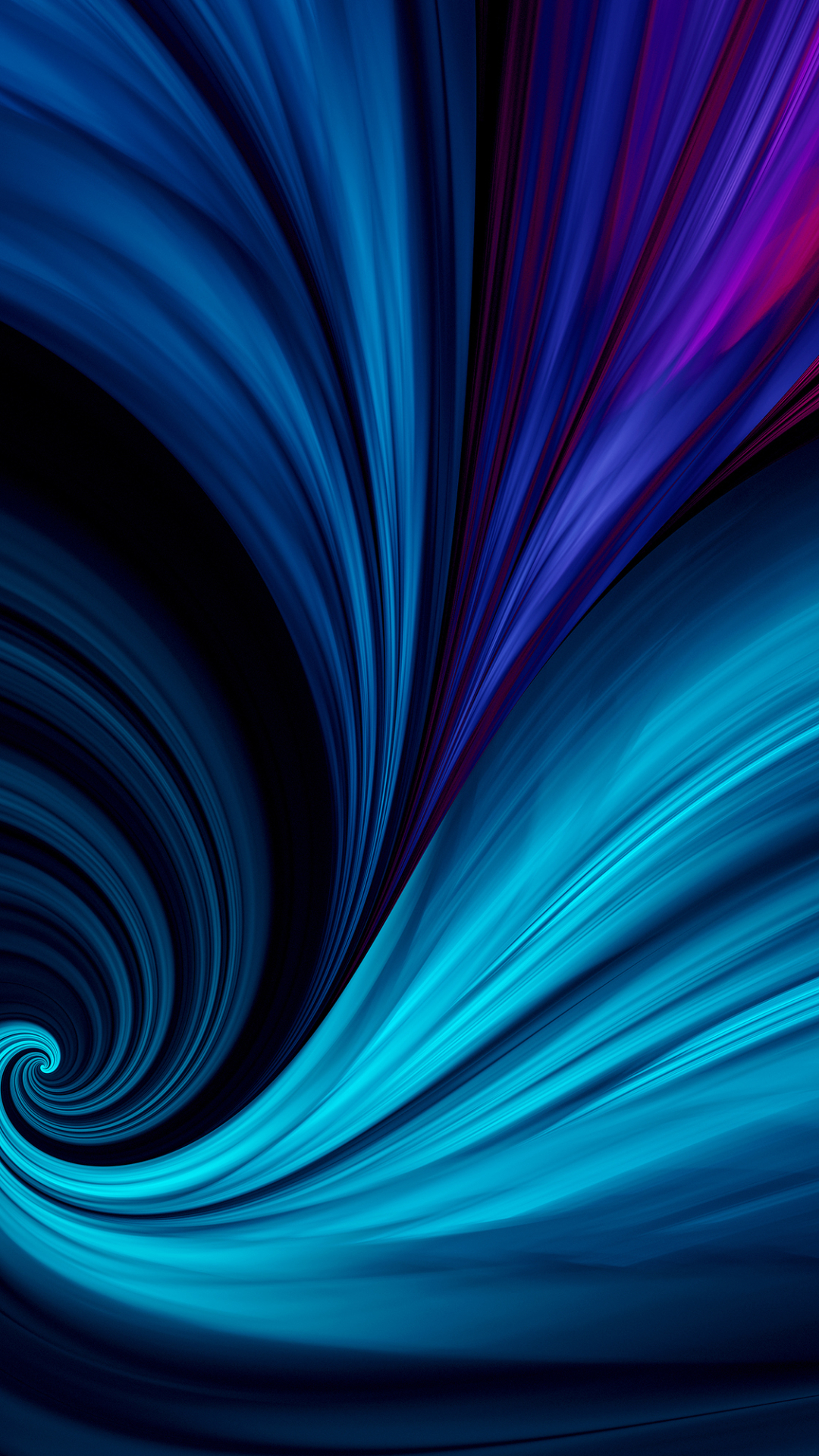 HD Swirl Abstract Blue Huawei Stock