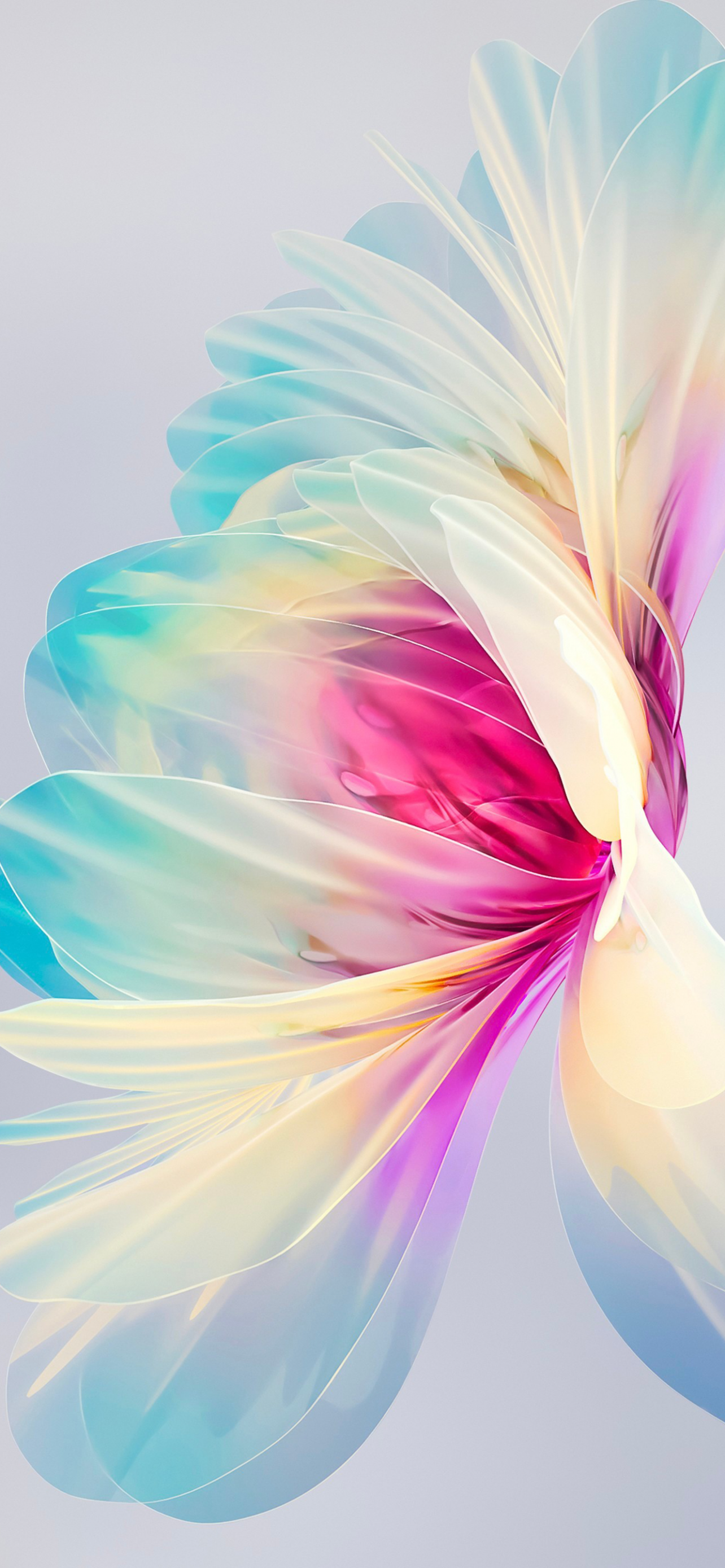 Huawei P50 Pocket Stock 2 Girly Backgrounds White Background