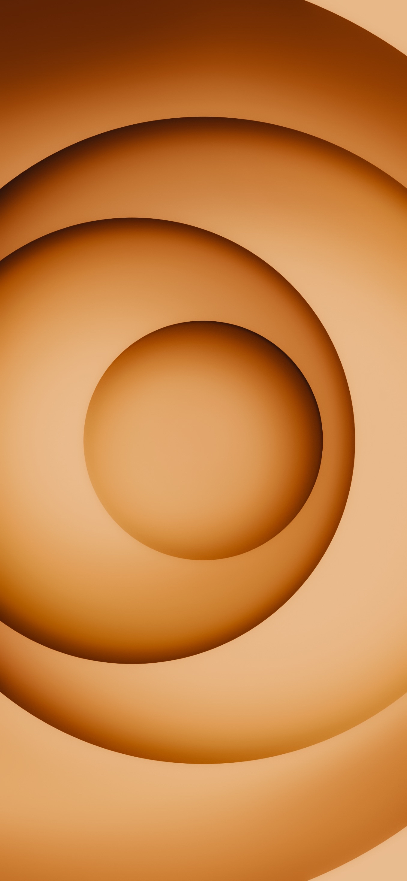 Orange Brown Rings iPhone Default wallpaper for Apple iPhone, Apple Watch, Mac, iPad and Apple Watch