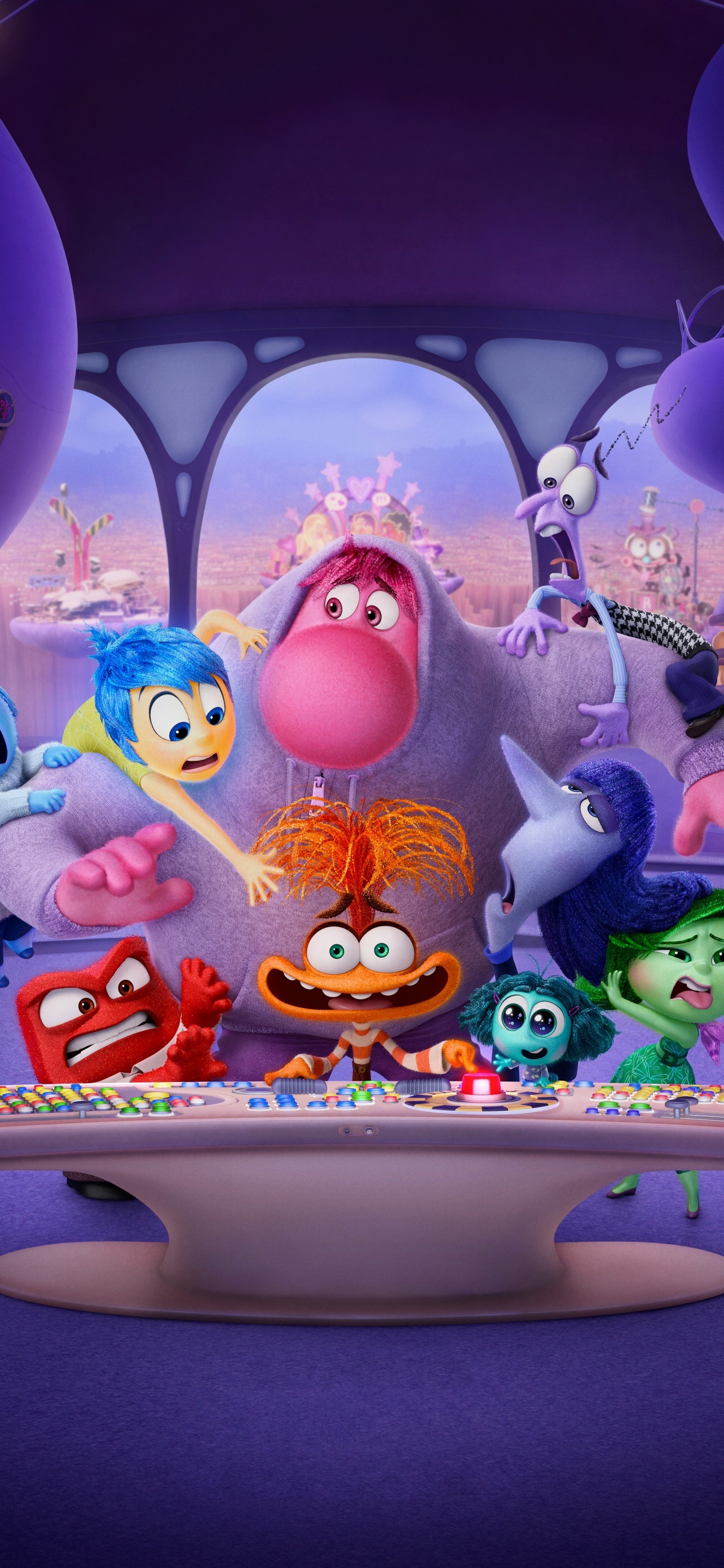 Inside Out 2 Movie Disney Pixar Animation Studios Best Apple iOS Home Screen And Lock Screen Wallpapers And Screensavers Of 2025
