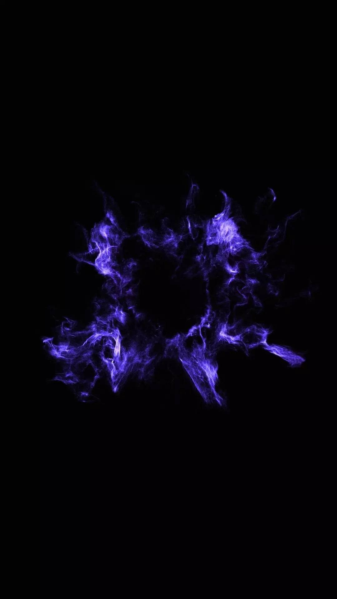 iOS 10 Purple Electricity Smoke Default