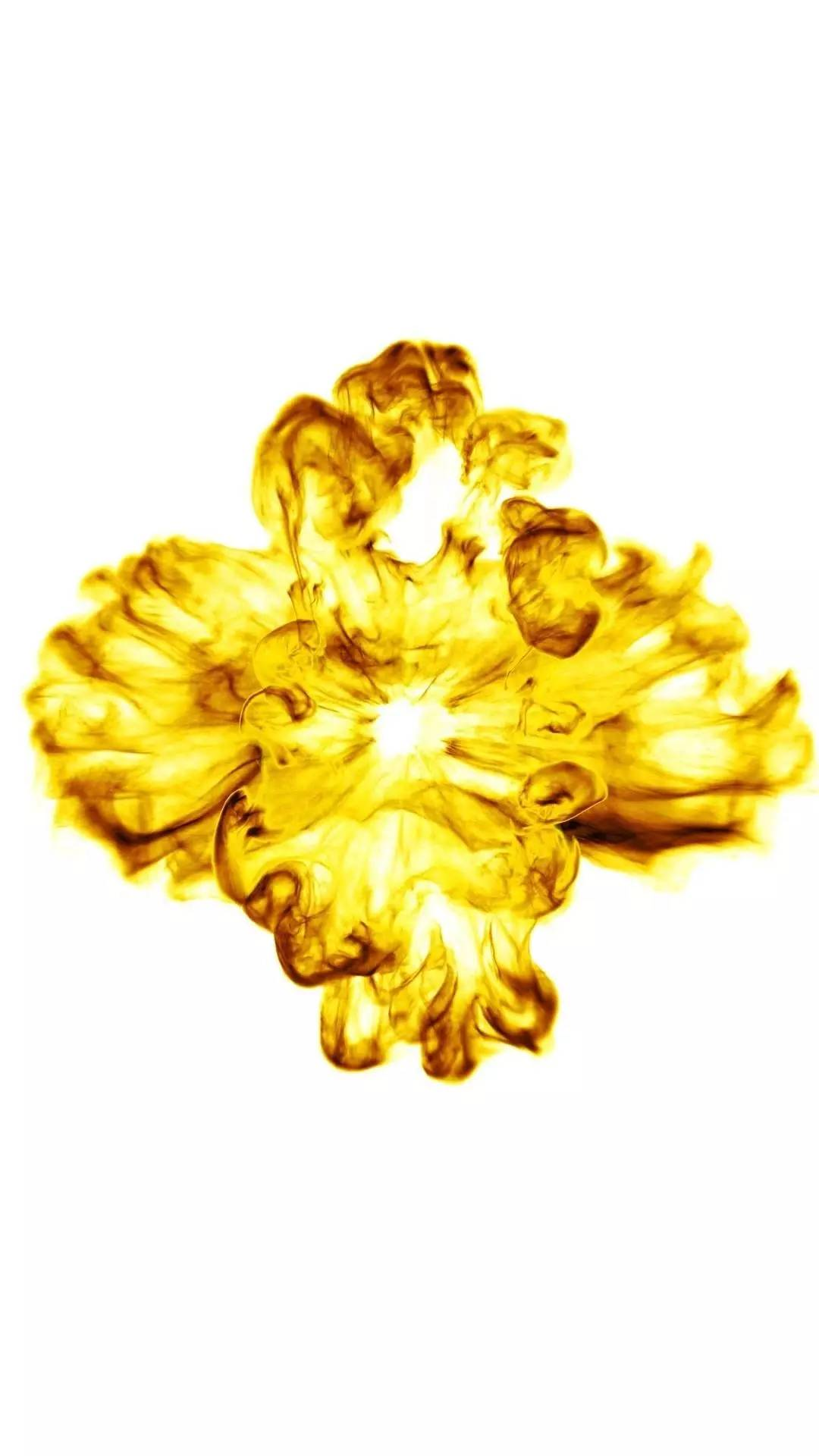 iOS 10 Stock Default Yellow Electricity Smoke wallpaper for Apple iPhone, Apple Watch, Mac, iPad and Apple Watch