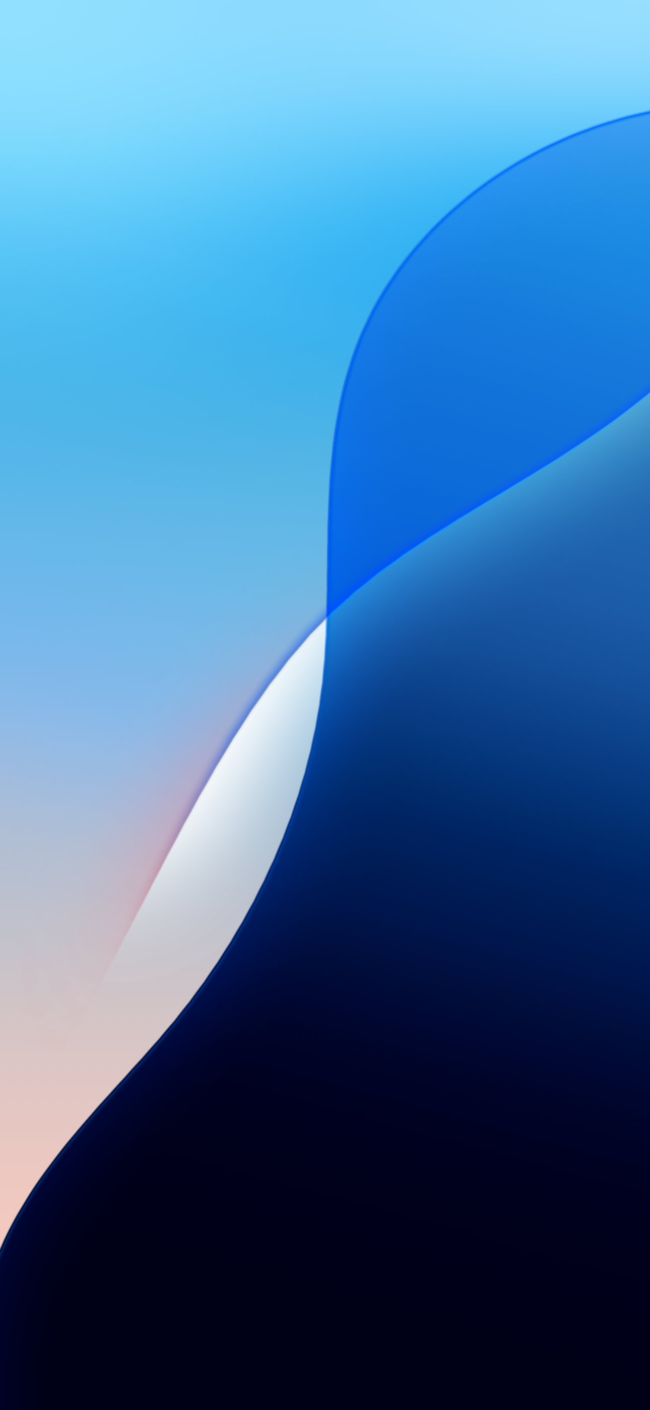 iOS 18 Stock Default Light Azure Blue wallpaper for Apple iPhone, Apple Watch, Mac, iPad and Apple Watch