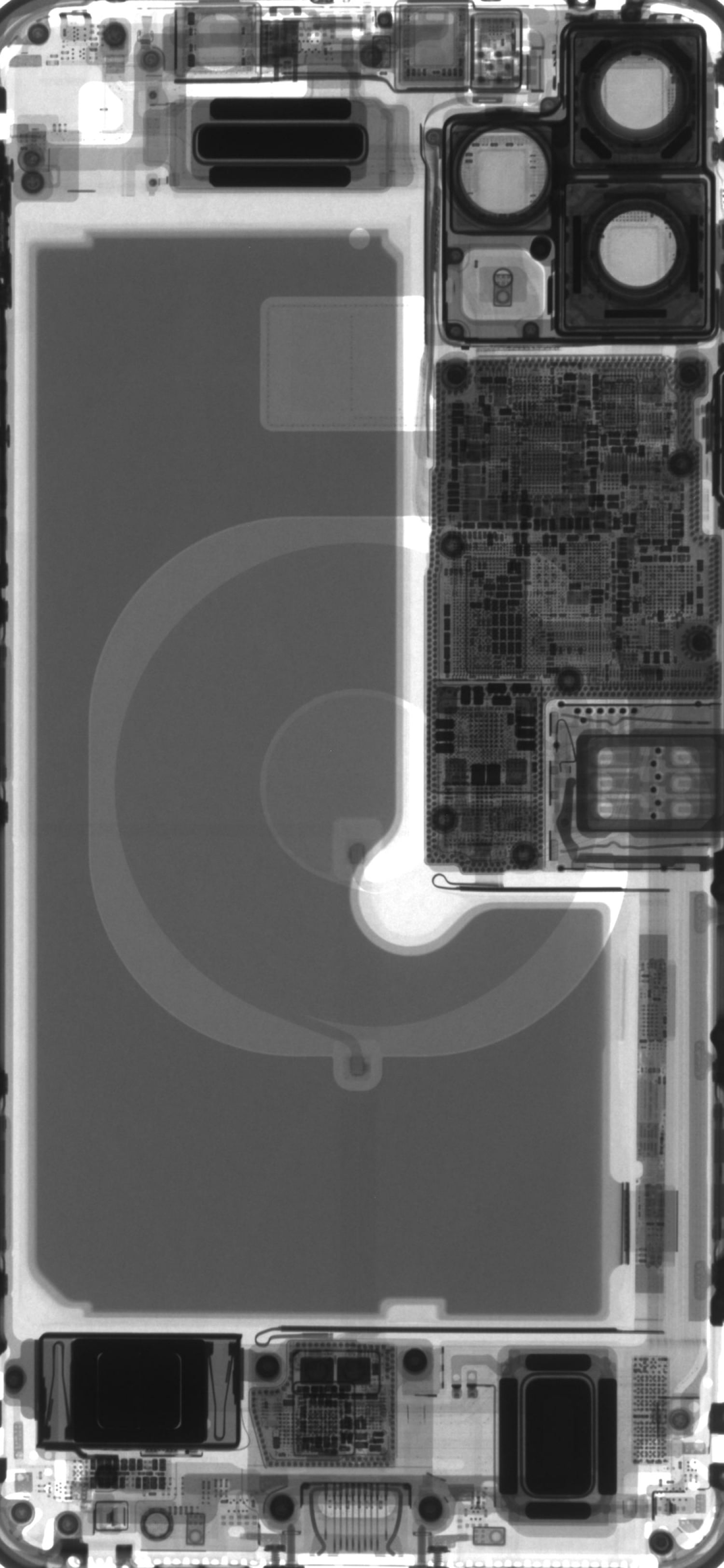 iPhone 11 Xray Internal Teardown Hardware Schematic wallpaper for Apple iPhone, Apple Watch, Mac, iPad and Apple Watch