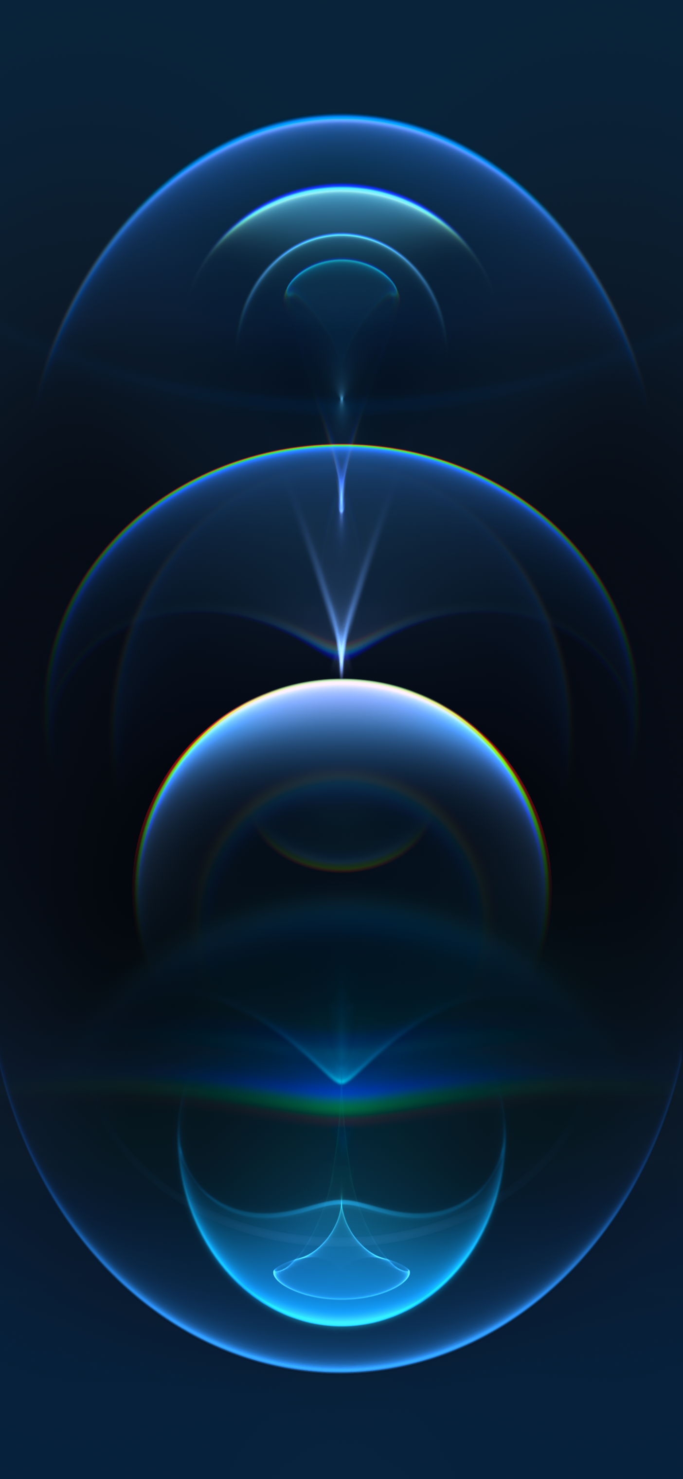 iPhone 12 Pro Blue Circles Light Mode wallpaper for Apple iPhone, Apple Watch, Mac, iPad and Apple Watch