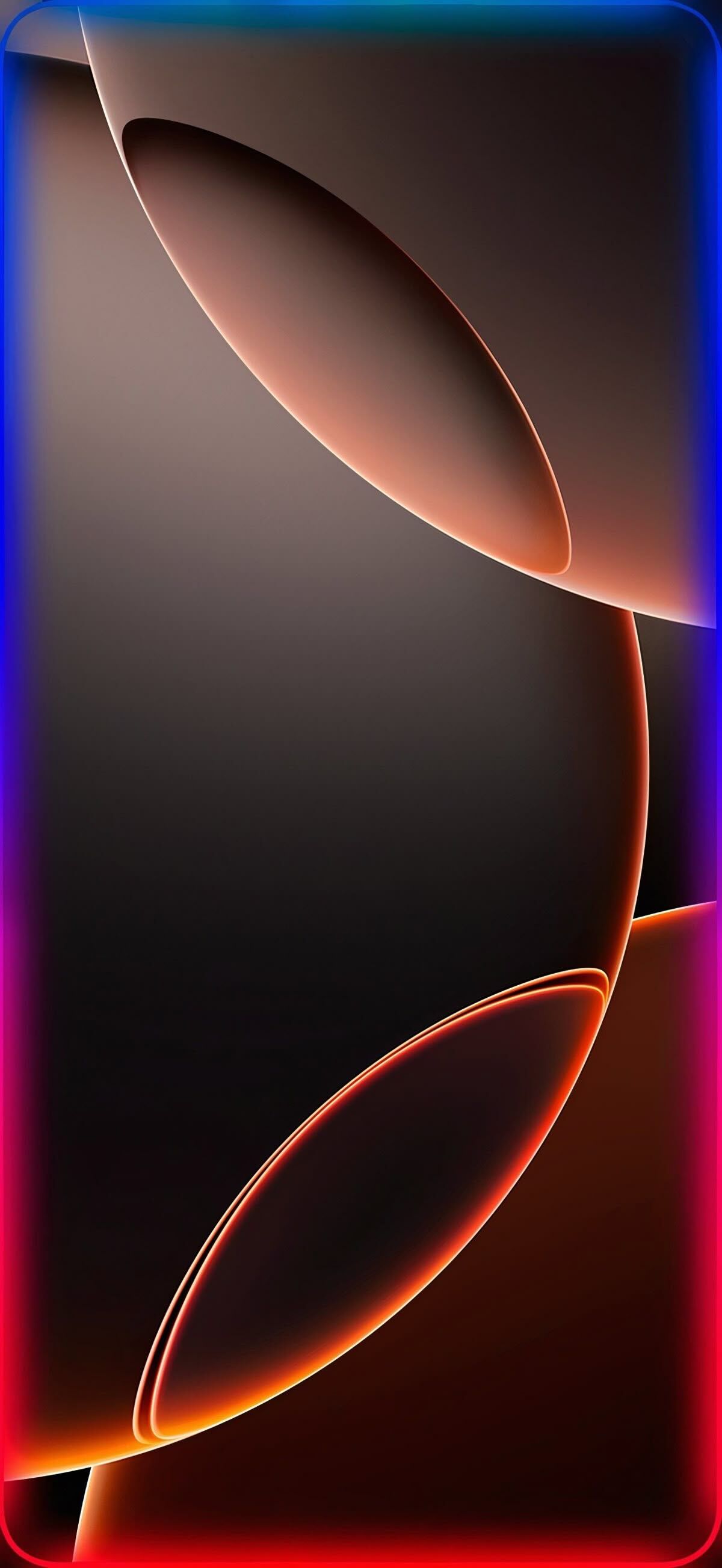 iPhone 16 Apple Intelligence Default Stock Orange iPhone wallpaper