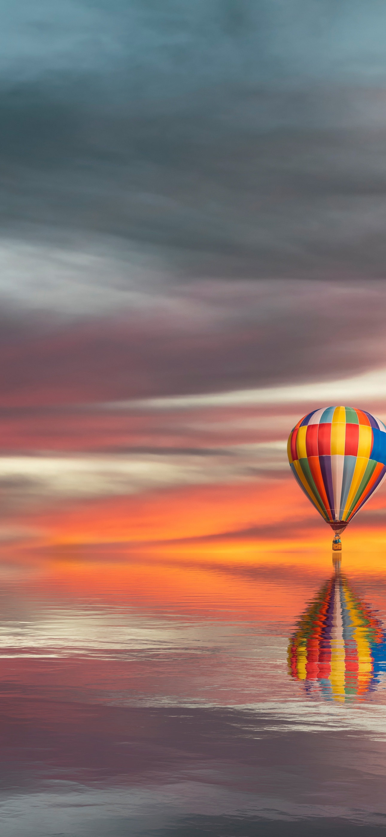 iPhone 16 Hot Air Balloon Sunset Sky wallpaper for Apple iPhone, Apple Watch, Mac, iPad and Apple Watch