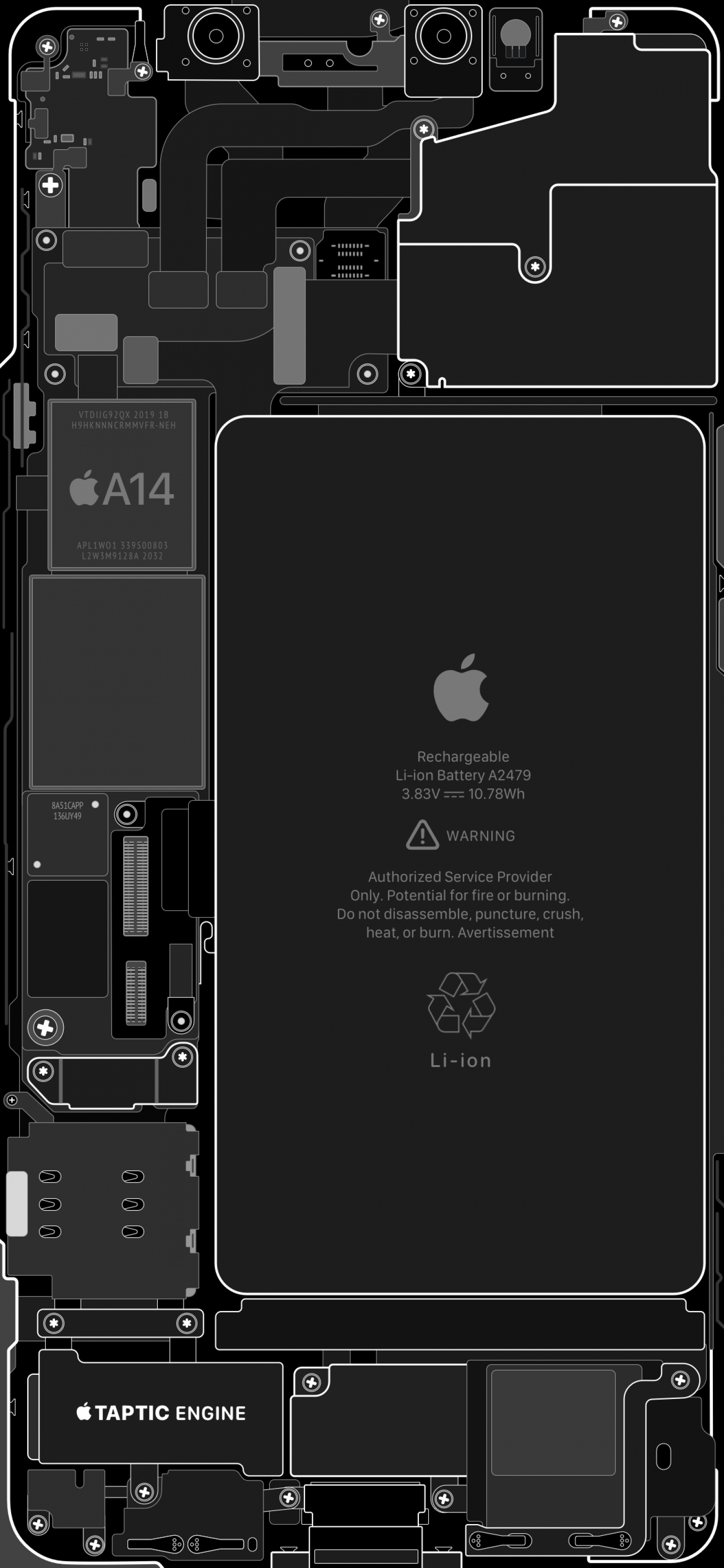 iPhone A14 Chip Internal Teardown Hardware Schematic