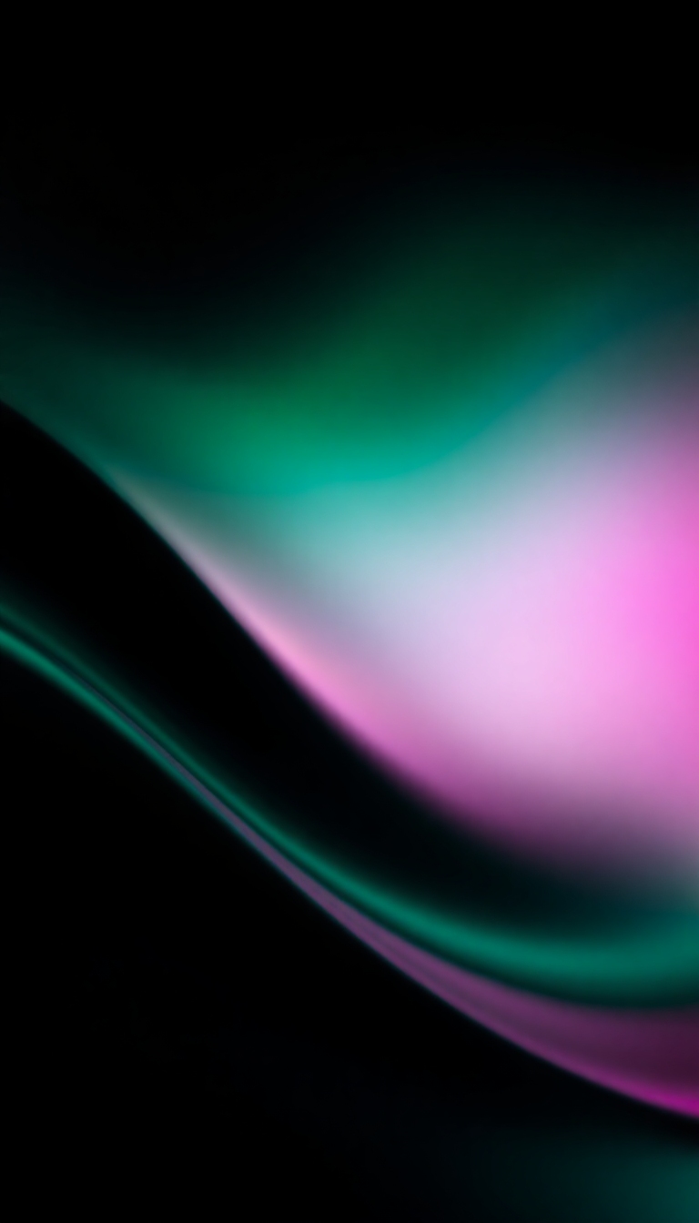 Black With Black Depth, Green And Pink Hues That Are Iridescent iPhone wallpaper