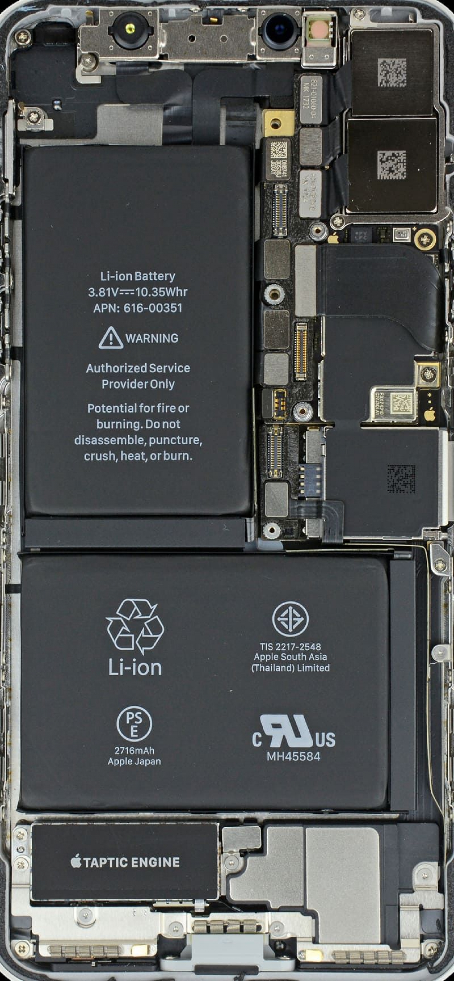 iPhone Internal Teardown Hardware Schematic Inside