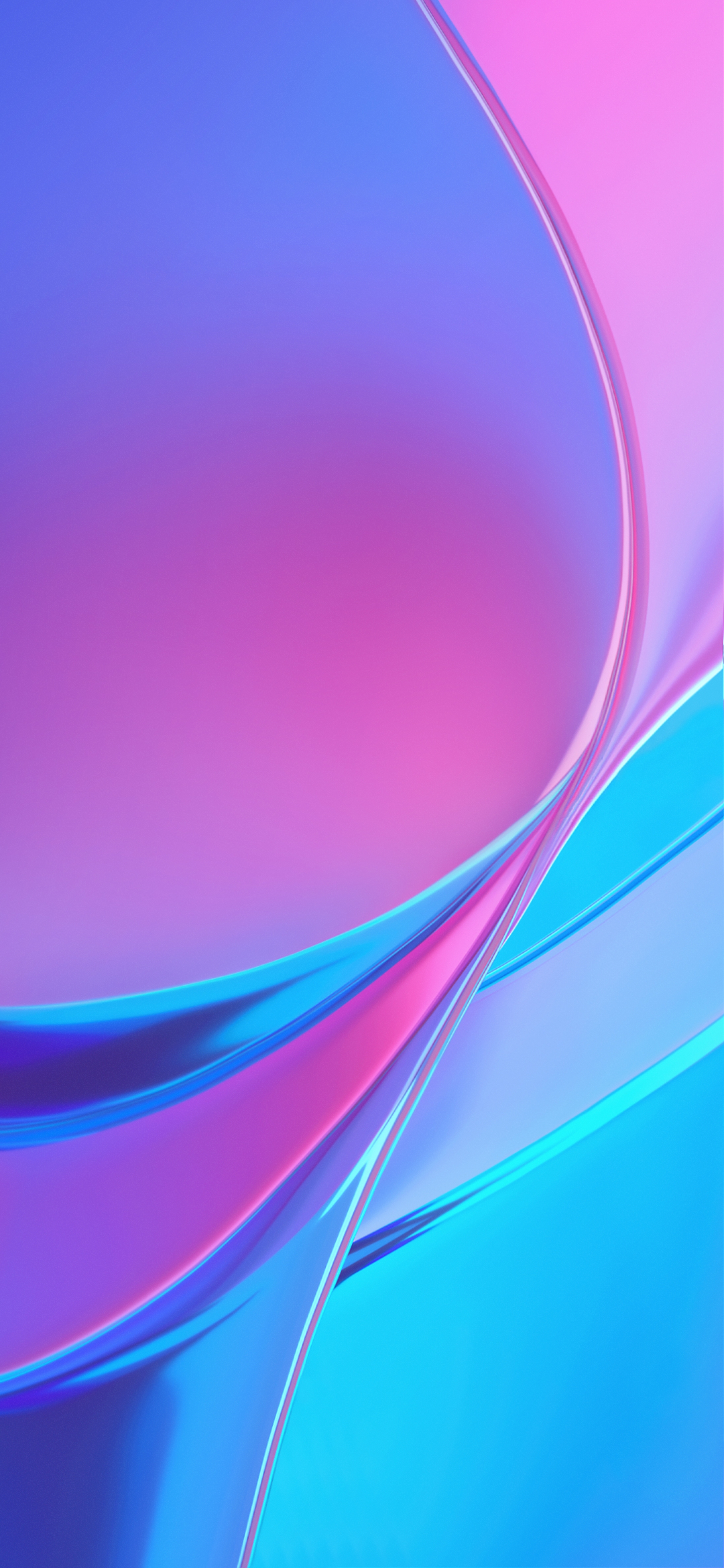 iPhone iOS Pink And Blue Glass 3D Digital Art wallpaper for Apple iPhone, Apple Watch, Mac, iPad and Apple Watch