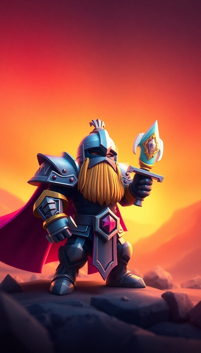 Mega Knight From Clash Royale The One That Costs 7 Elixir — Free iPhone — free download