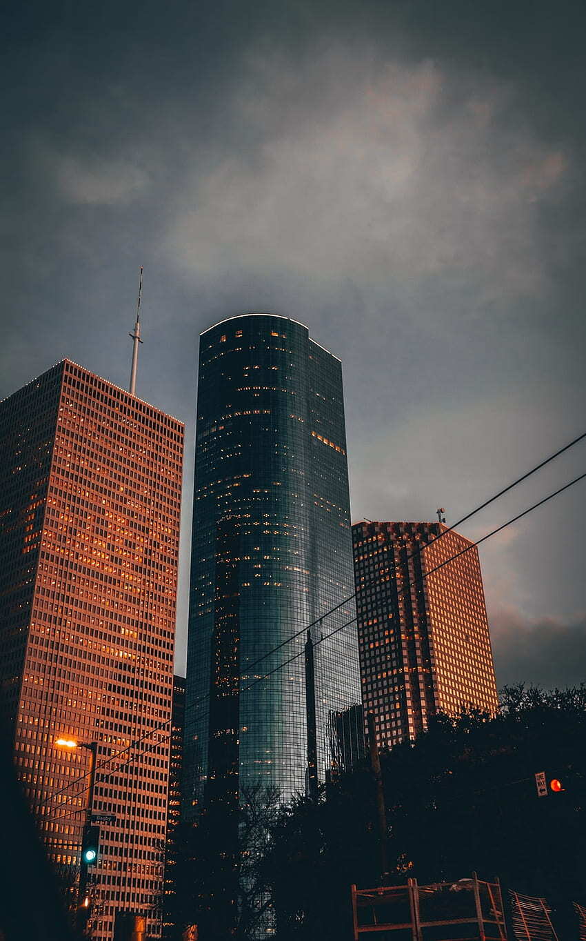 iPhone Wallpaper Houston Skyline Downtown Houston Skyline