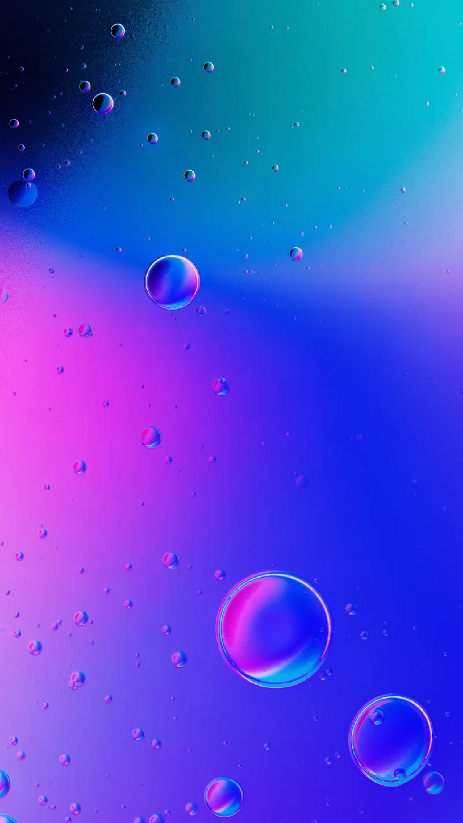 Iridescent Colorful Raindrops wallpaper for Apple iPhone, Mac, iPad and more