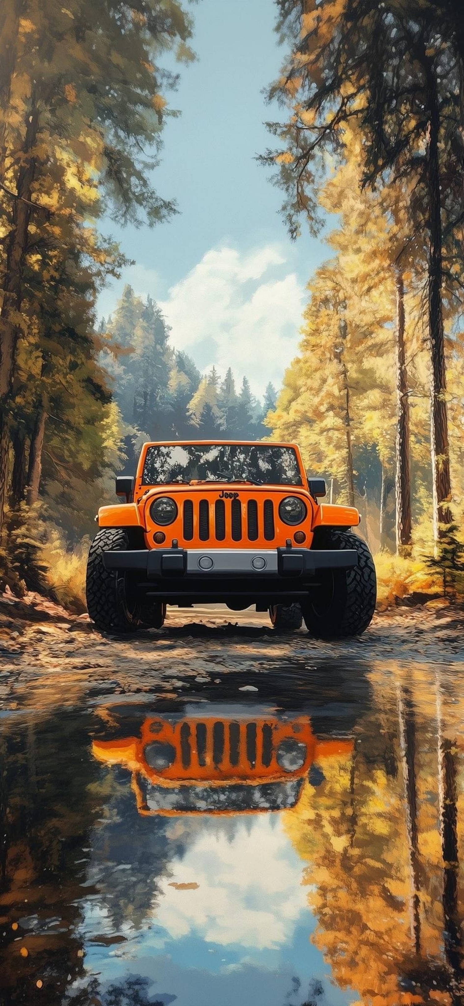 Jeep In The Forest Cars