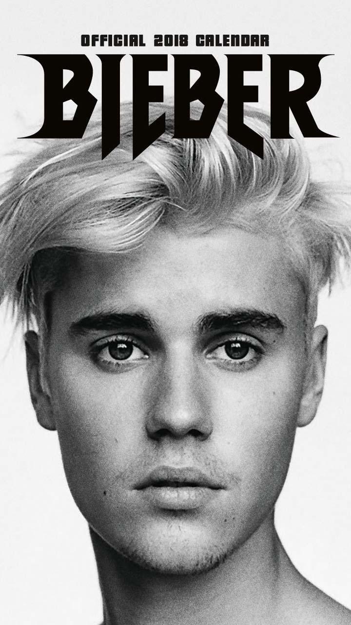 Justin Bieber Official Black And White Wallpaper HD 4K