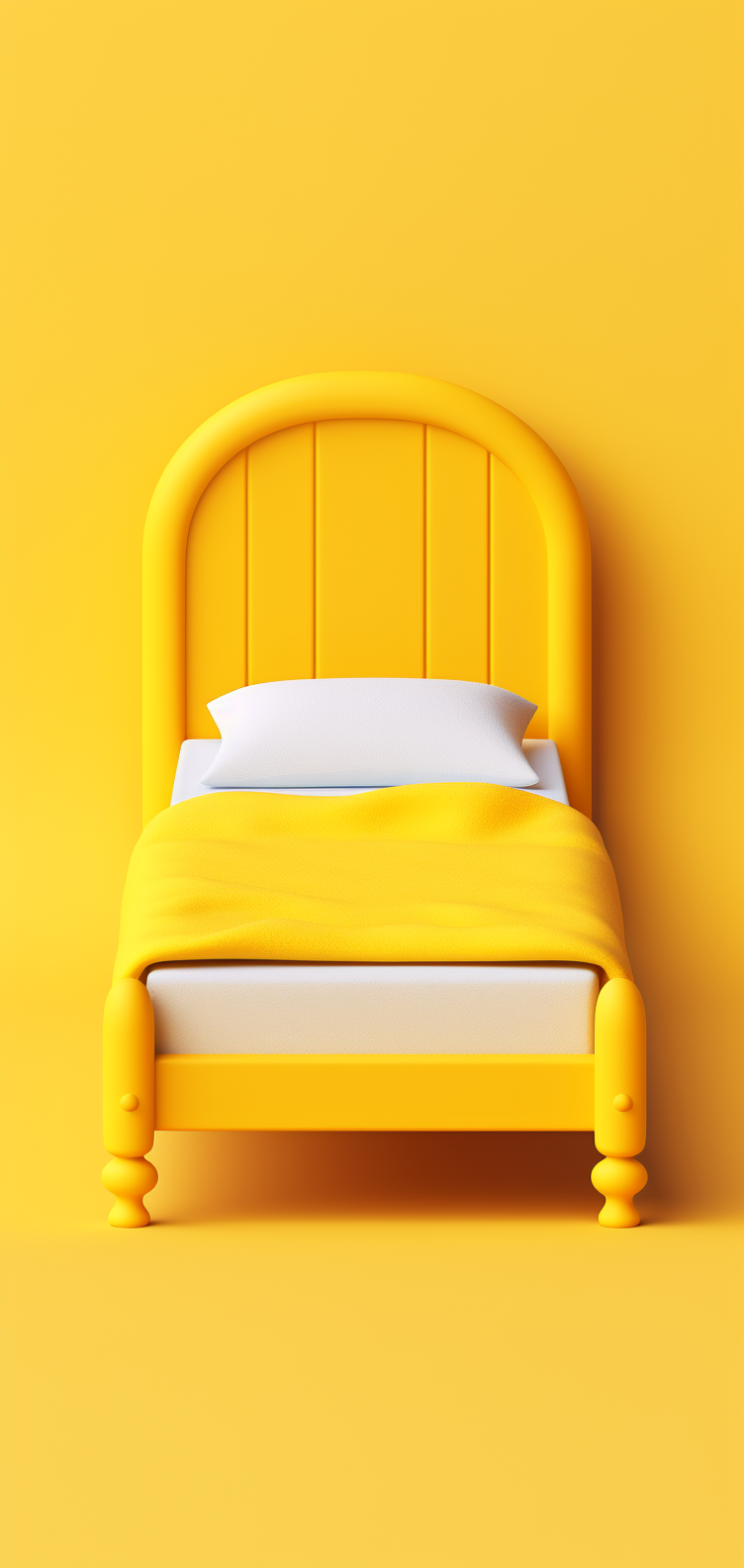 Kids Bedroom Single Bed Yellow Apple HomeKit Default