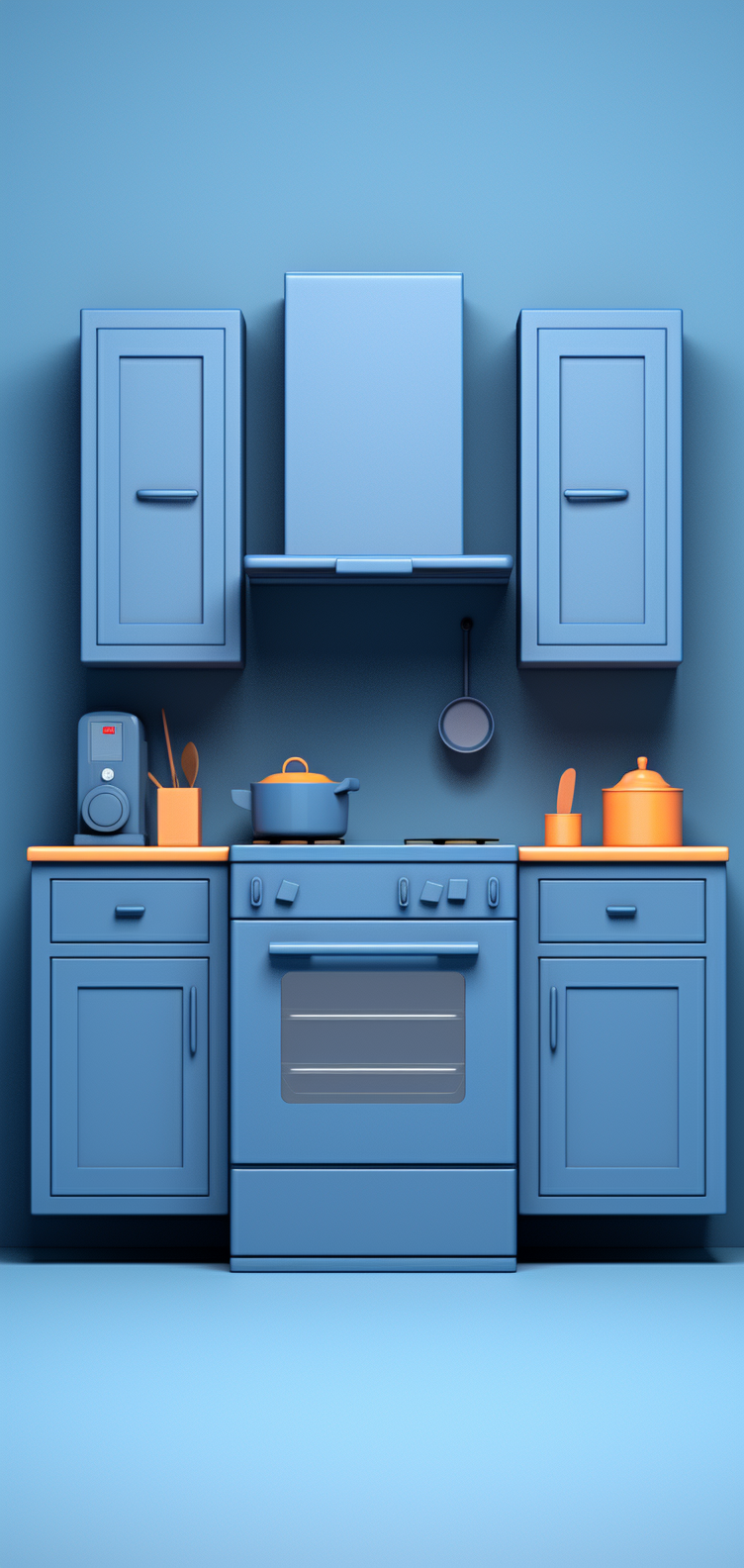 Kitchen Blue Apple HomeKit Default wallpaper for Apple iPhone, Apple Watch, Mac, iPad and Apple Watch