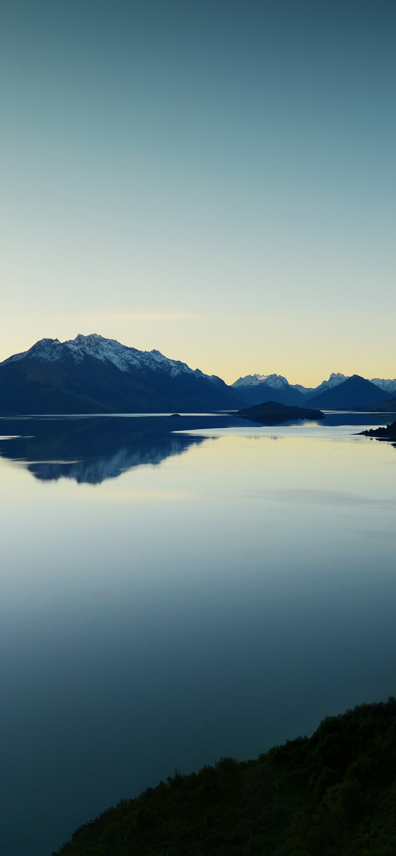 Lake Wakatipu Queenstown New Zealand Landscape Mountains
