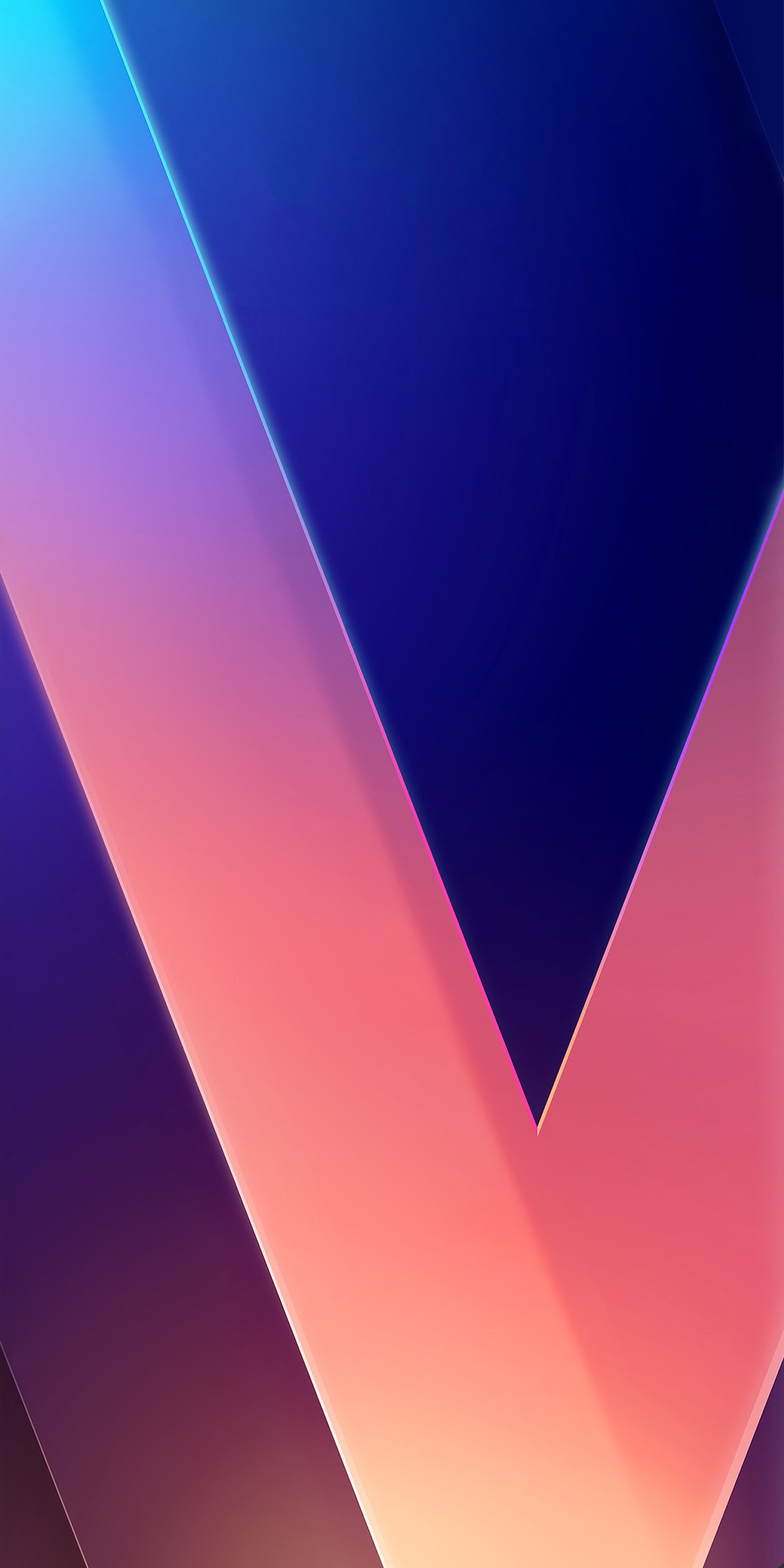 LG V30 Stock Animated Sharp Shapes Gradients Colors wallpaper for Apple iPhone, Apple Watch, Mac, iPad and Apple Watch