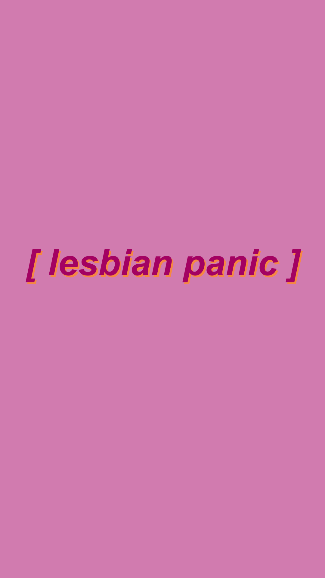 LGBTQIA LGBT Gay Pride Rainbow Flag Lesbian Panic Pink Red