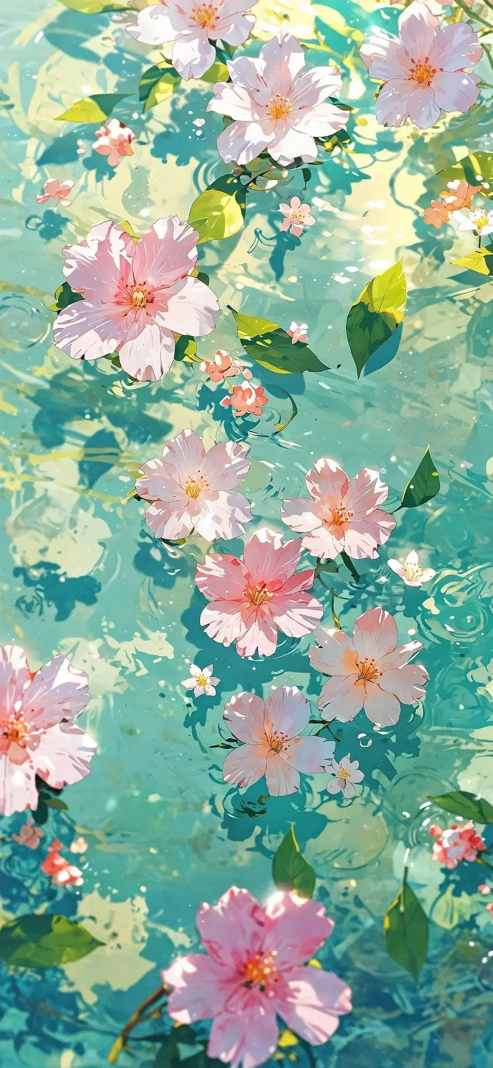 Lillypads Lilypads Lily Pads With Flowers Best Anime Artwork Illustrations For Apple iPhone