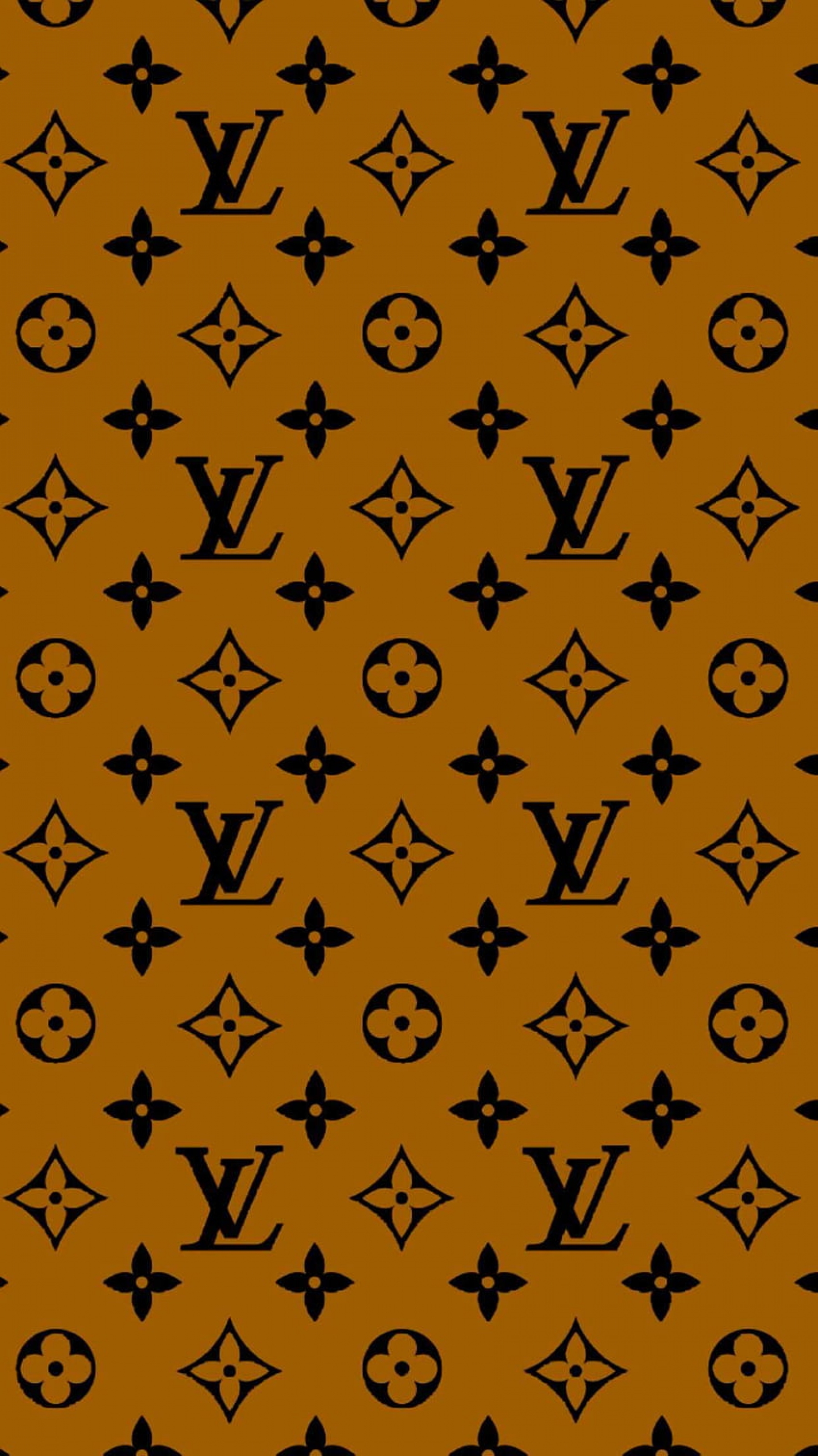 Louis Vuitton Brand Logo Brown Pattern wallpaper for Apple iPhone, Apple Watch, Mac, iPad and Apple Watch