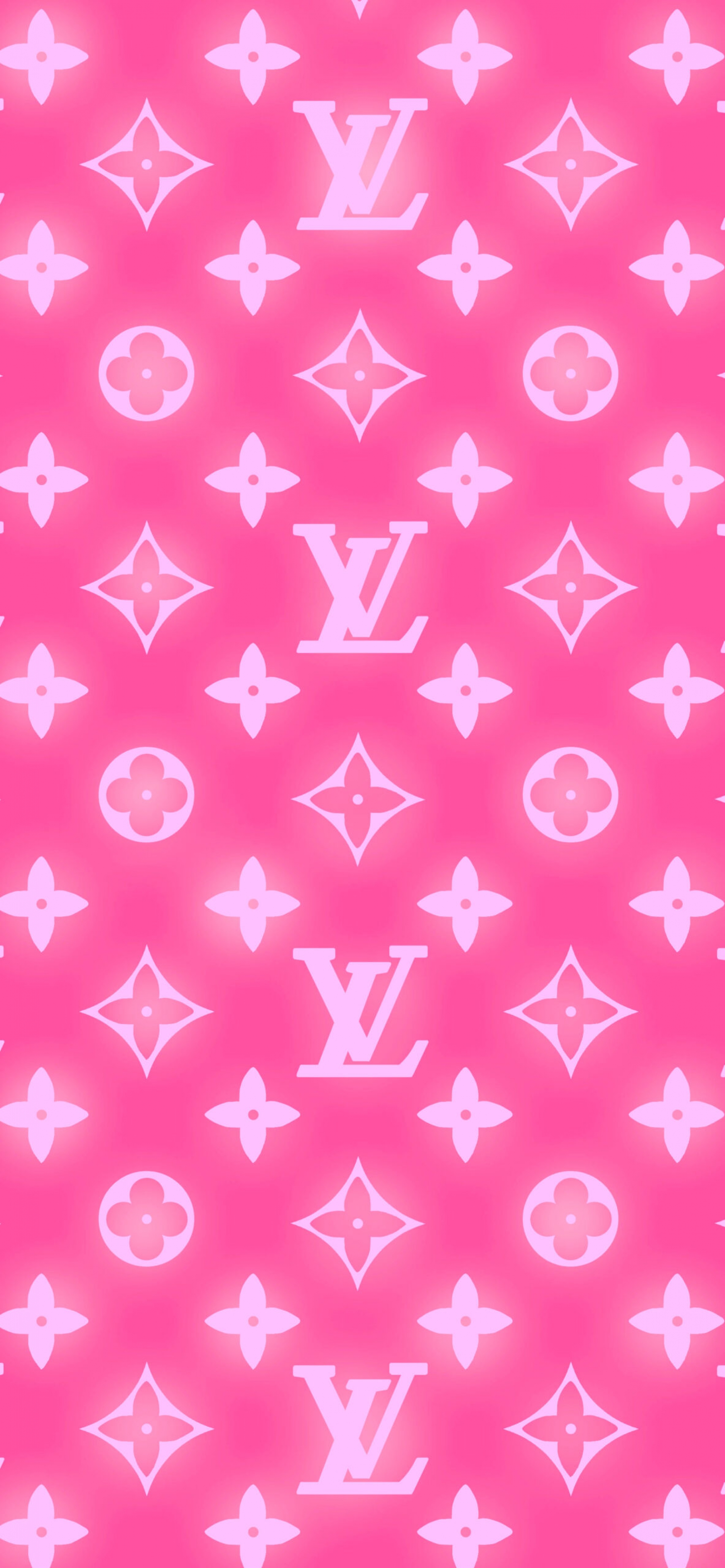 Louis Vuitton Logo Luxury Brand Pink