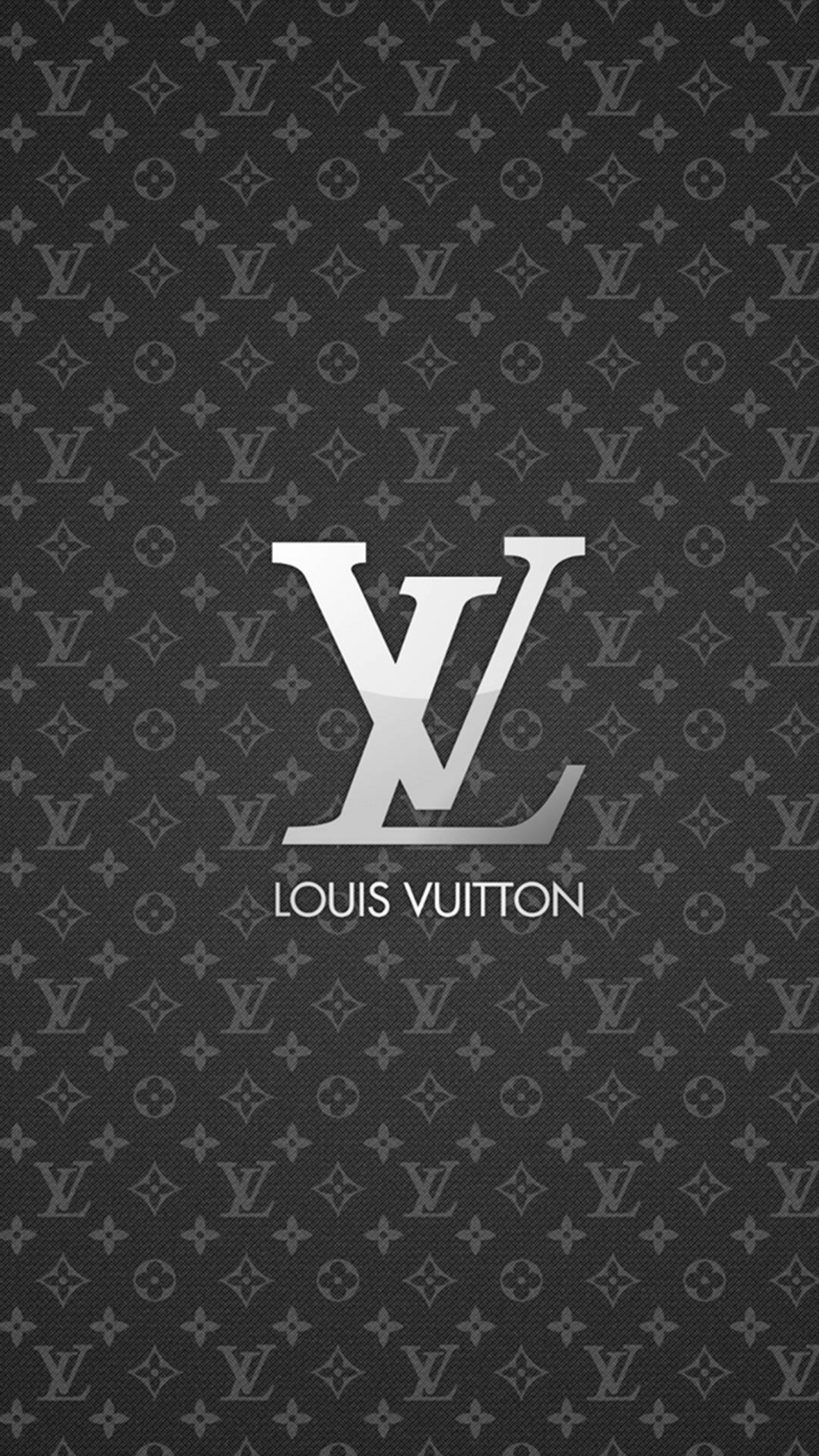 Louis Vuitton Logo Metallic 3D Pattern wallpaper for Apple iPhone, Apple Watch, Mac, iPad and Apple Watch