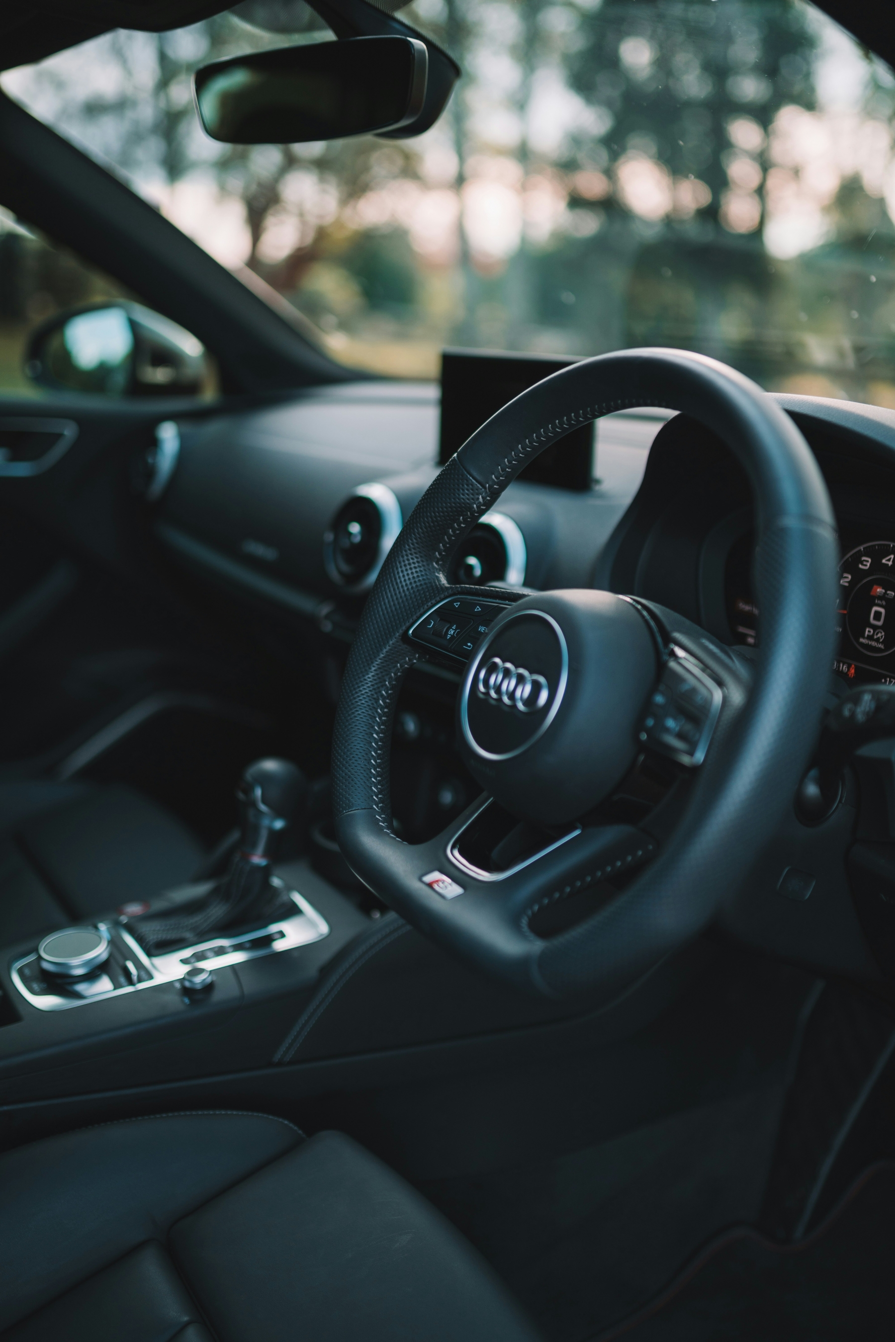 Luxury Audi Interior Pov wallpaper for Apple iPhone, Apple Watch, Mac, iPad and Apple Watch