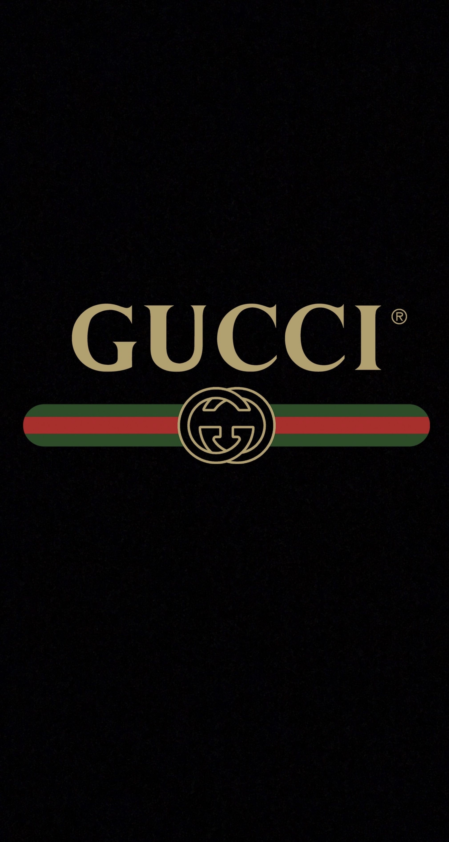 Luxury Brands Gucci Stripe Logo Black wallpaper for Apple iPhone, Apple Watch, Mac, iPad and Apple Watch