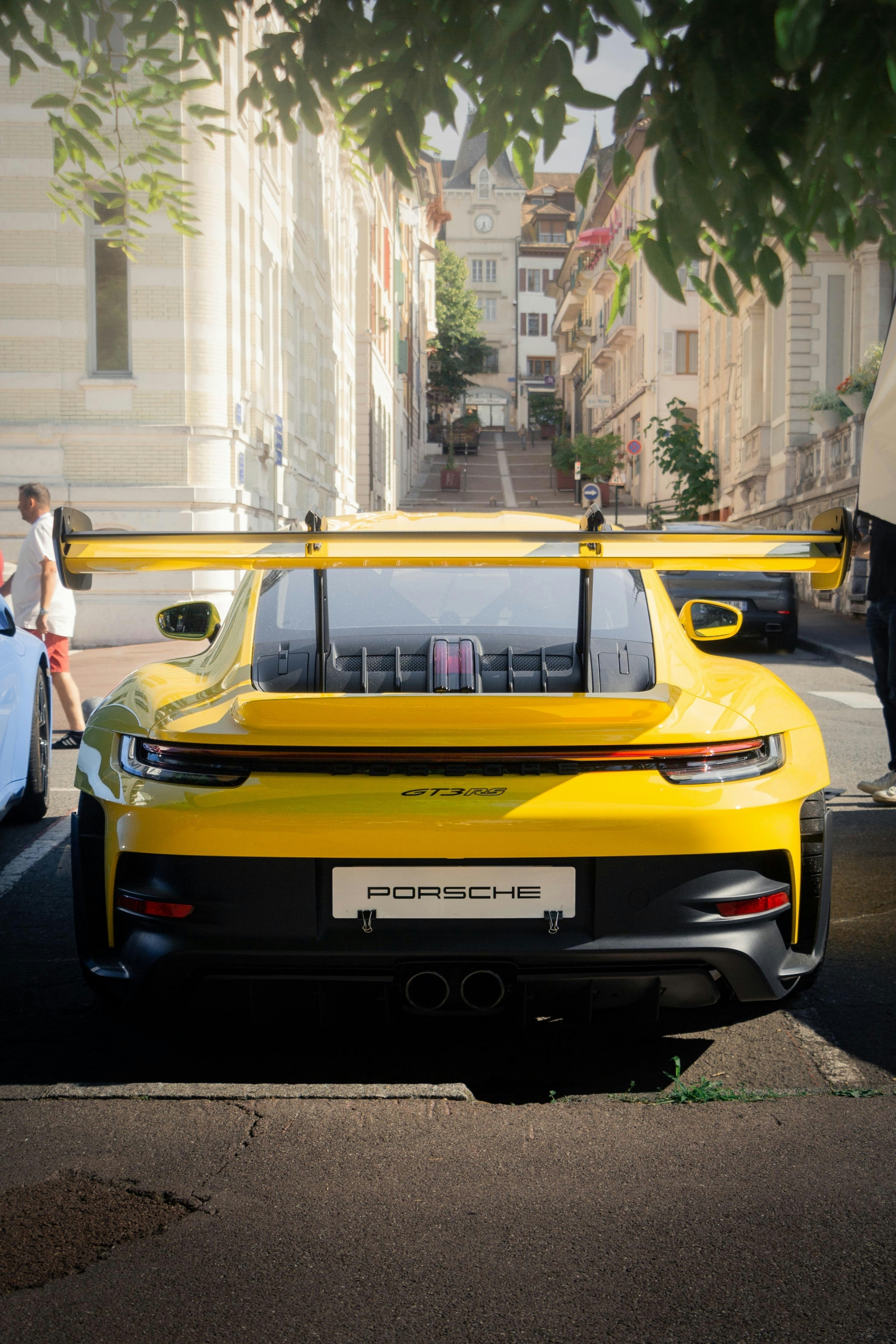 Luxury Porsche Gt3 RS Yellow wallpaper for Apple iPhone, Apple Watch, Mac, iPad and Apple Watch