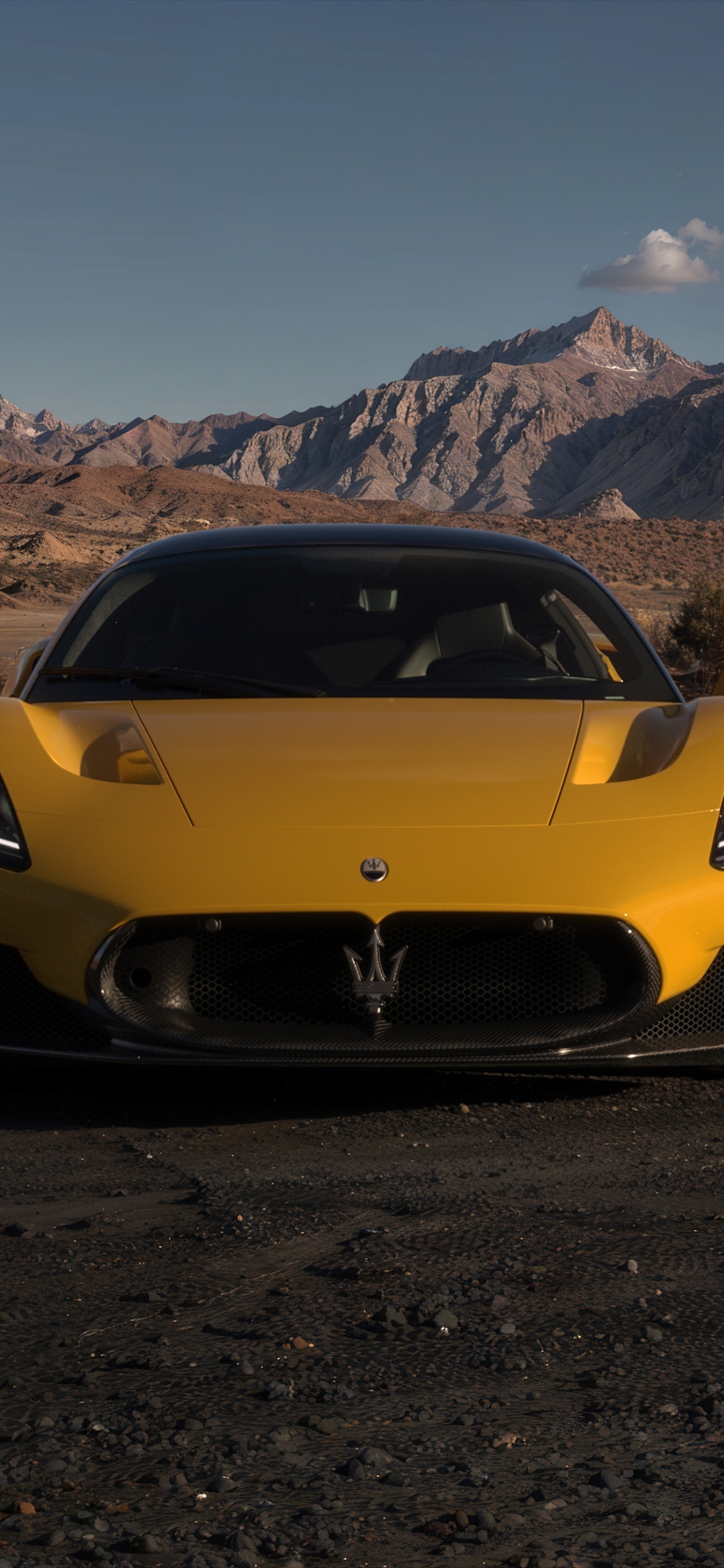 Maserati Mc20 Cgi Yellow wallpaper for Apple iPhone, Apple Watch, Mac, iPad and Apple Watch