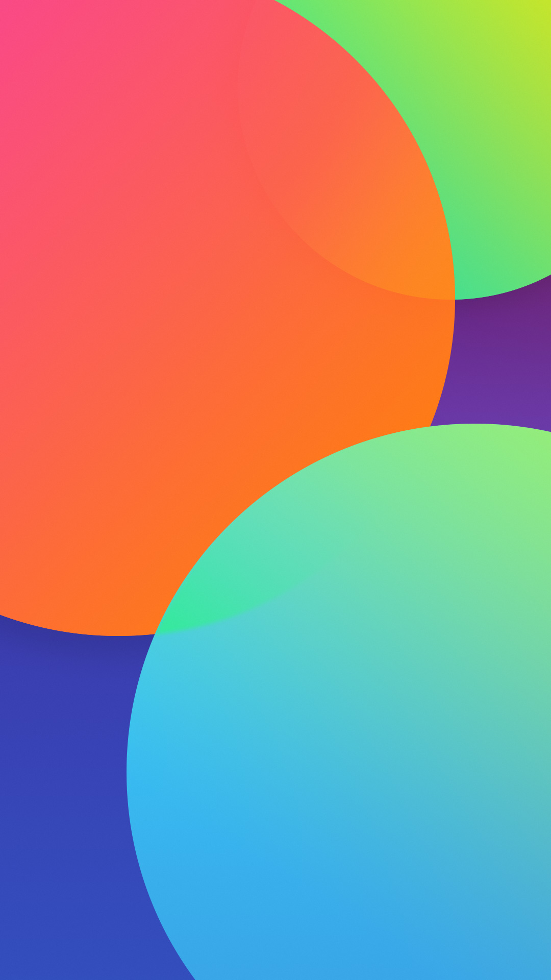 Meizu U20 Stock Multicolor Balls Circles Circular Gradients