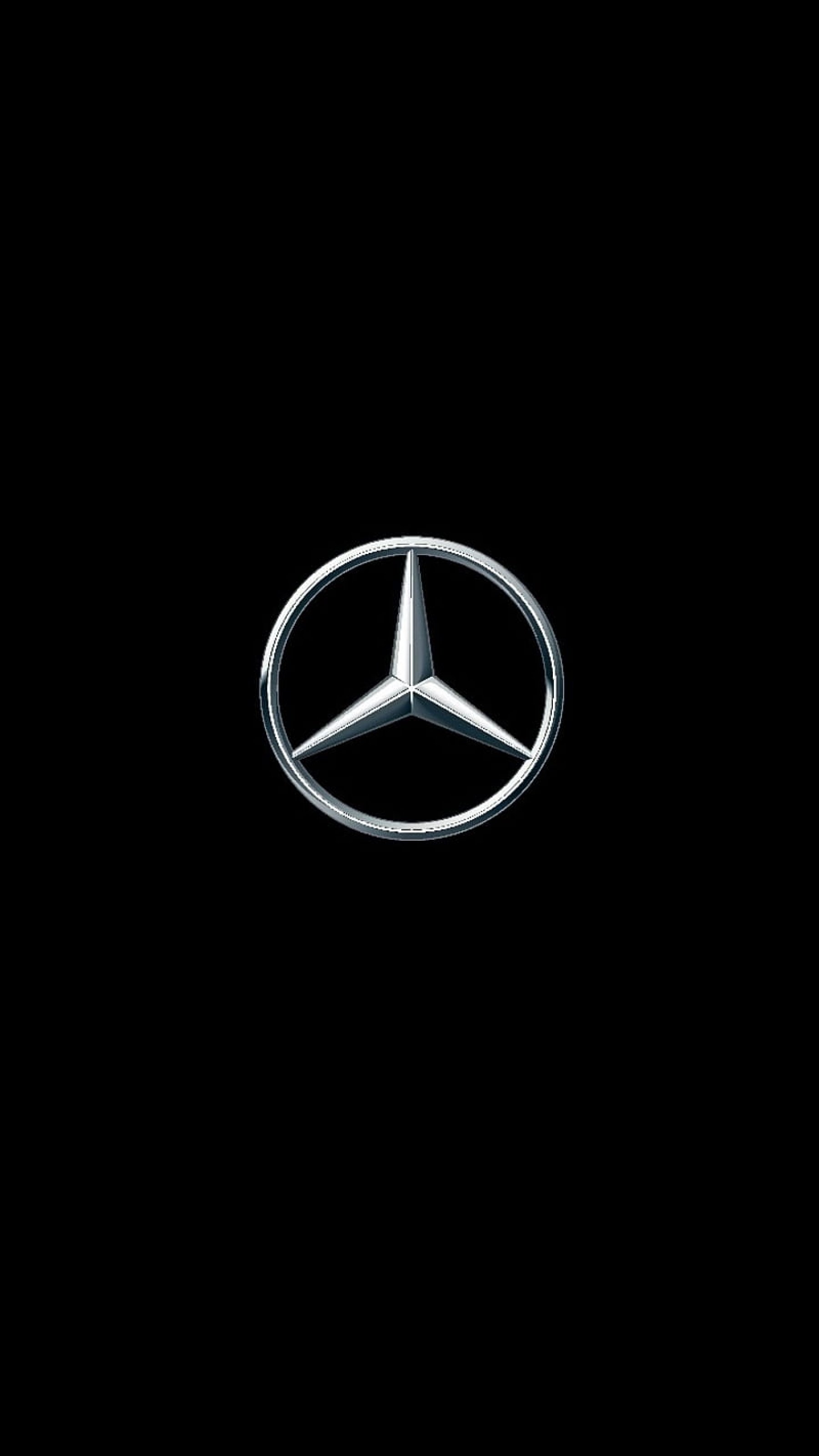 Mercedes Benz Black Metallic Logo