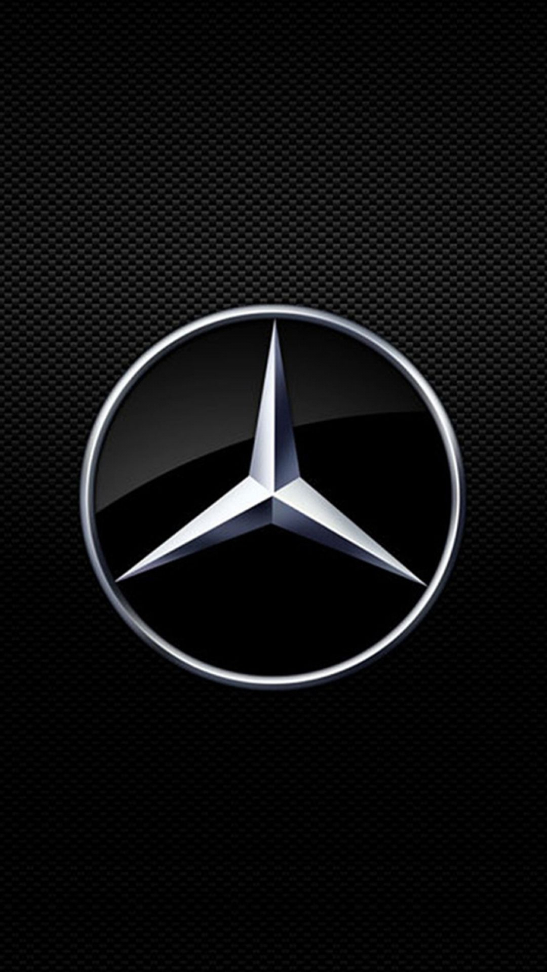 Mercedes Benz Car Brand Logo Dark